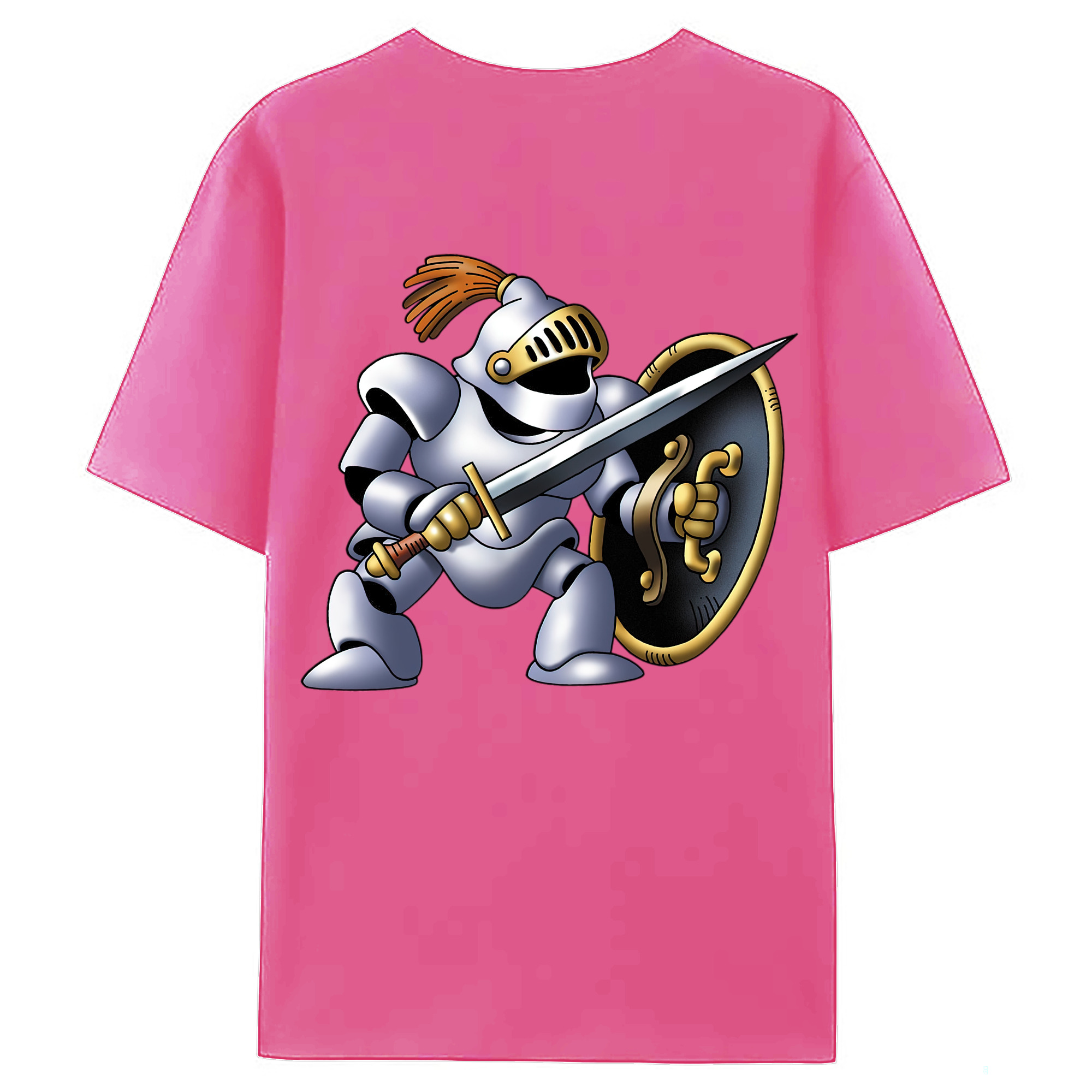 （画像用） ドラゴンクエスト Doragon Kuesuto Dragon Quest レディース半袖Tシャツ(バックプリント)