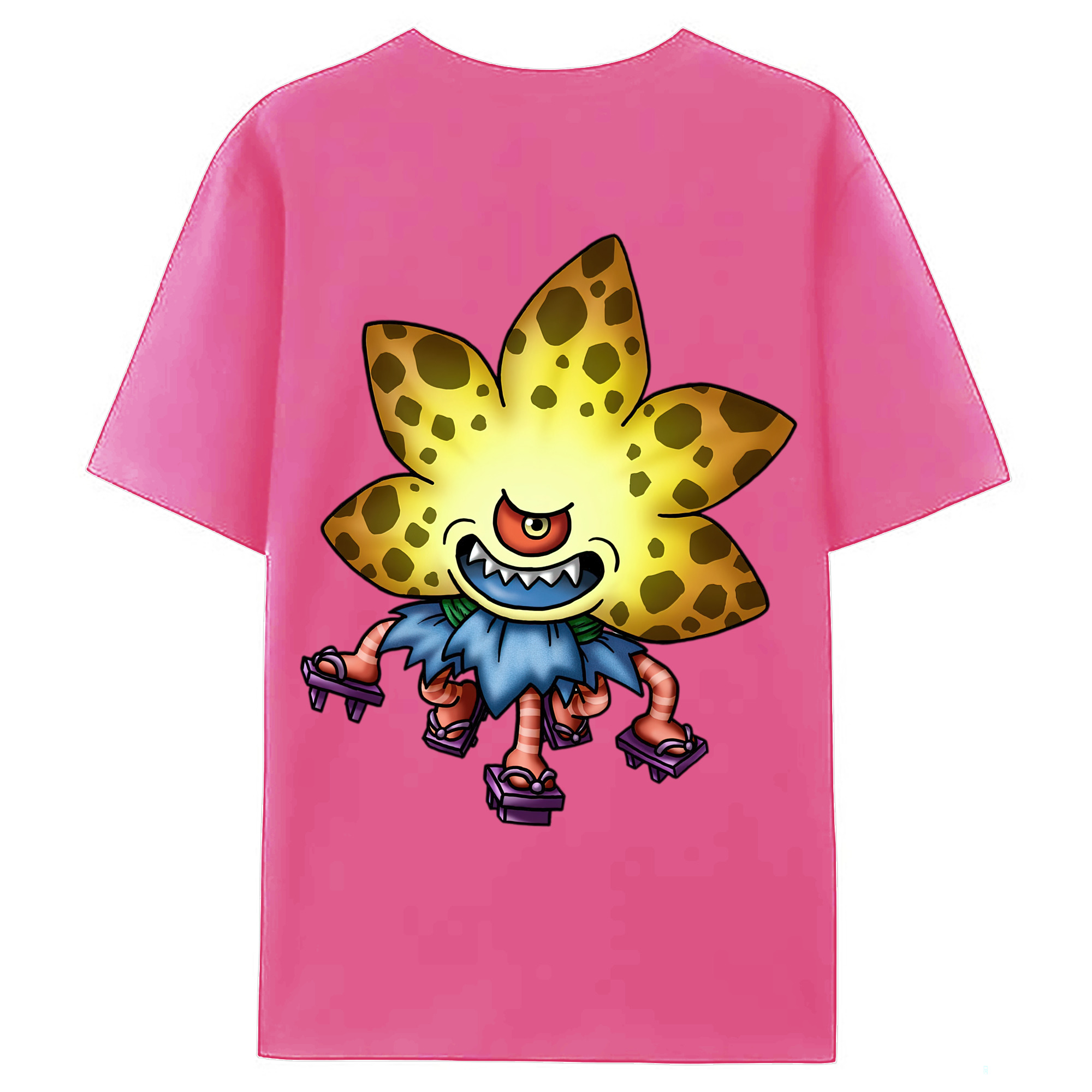 （画像用） ドラゴンクエスト Doragon Kuesuto Dragon Quest レディース半袖Tシャツ(バックプリント)