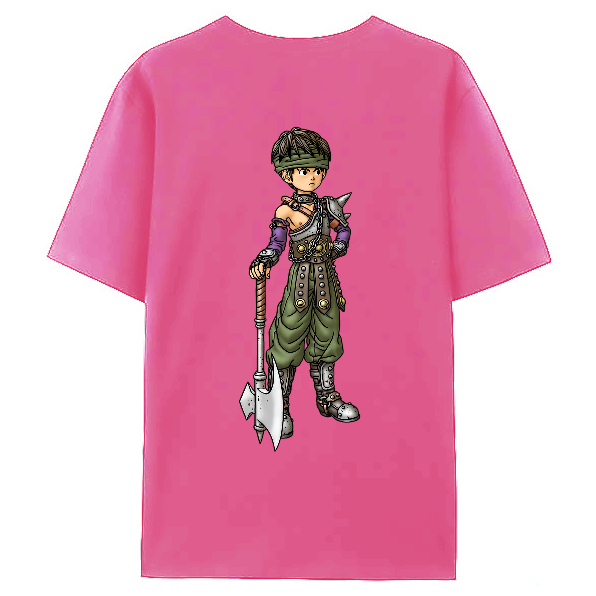 （画像用） ドラゴンクエスト Doragon Kuesuto Dragon Quest レディース半袖Tシャツ(バックプリント)