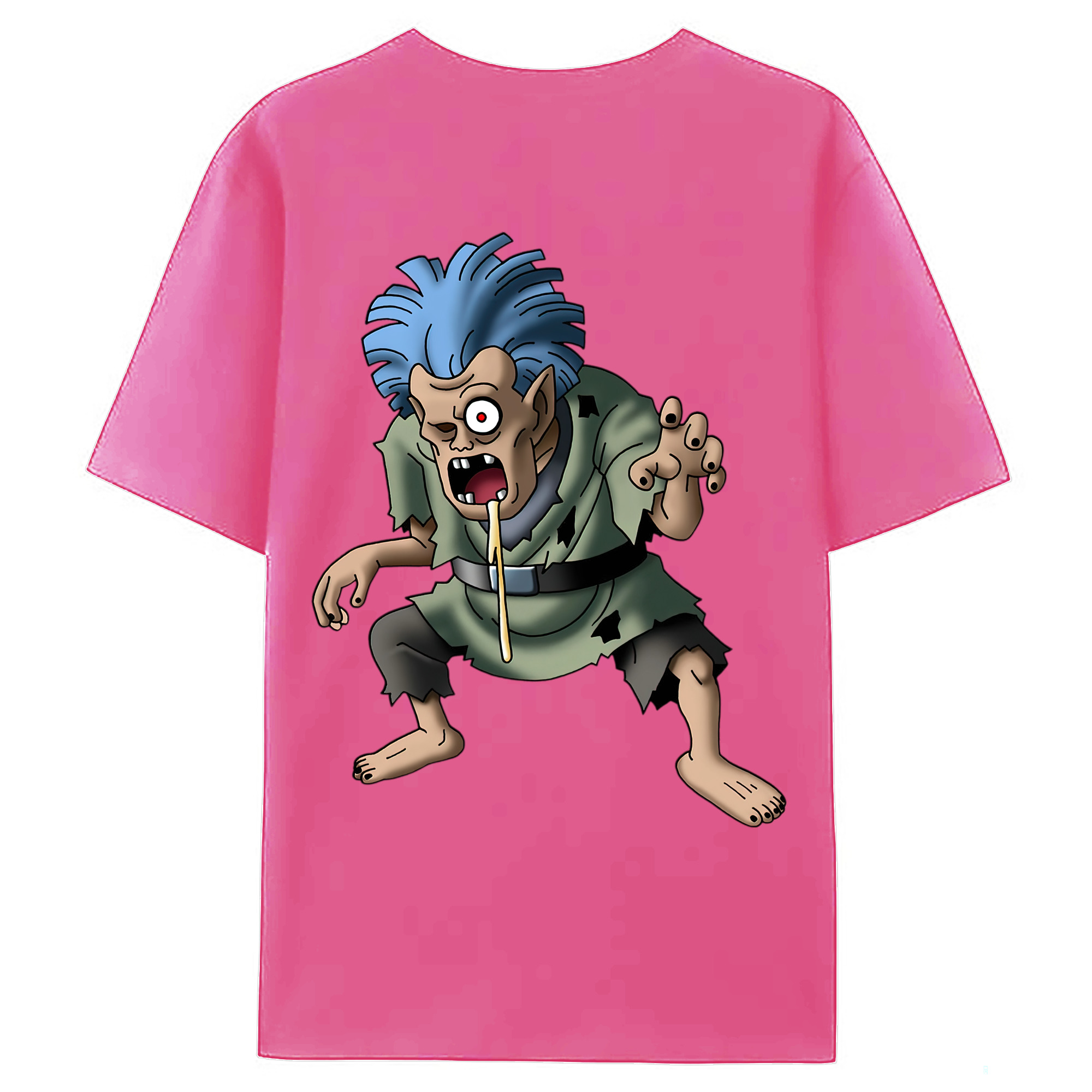 （画像用） ドラゴンクエスト Doragon Kuesuto Dragon Quest レディース半袖Tシャツ(バックプリント)