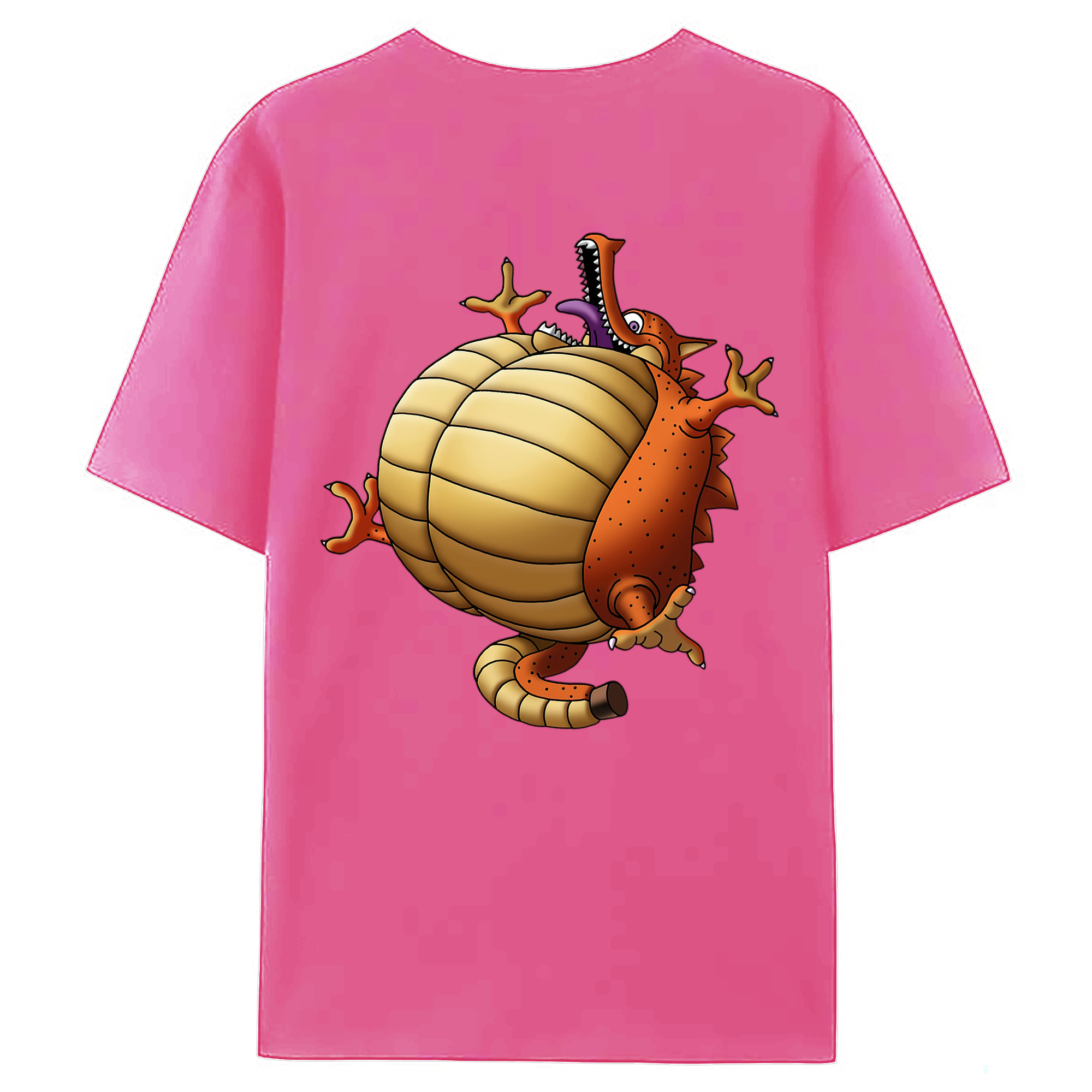 （画像用） ドラゴンクエスト Doragon Kuesuto Dragon Quest レディース半袖Tシャツ(バックプリント)