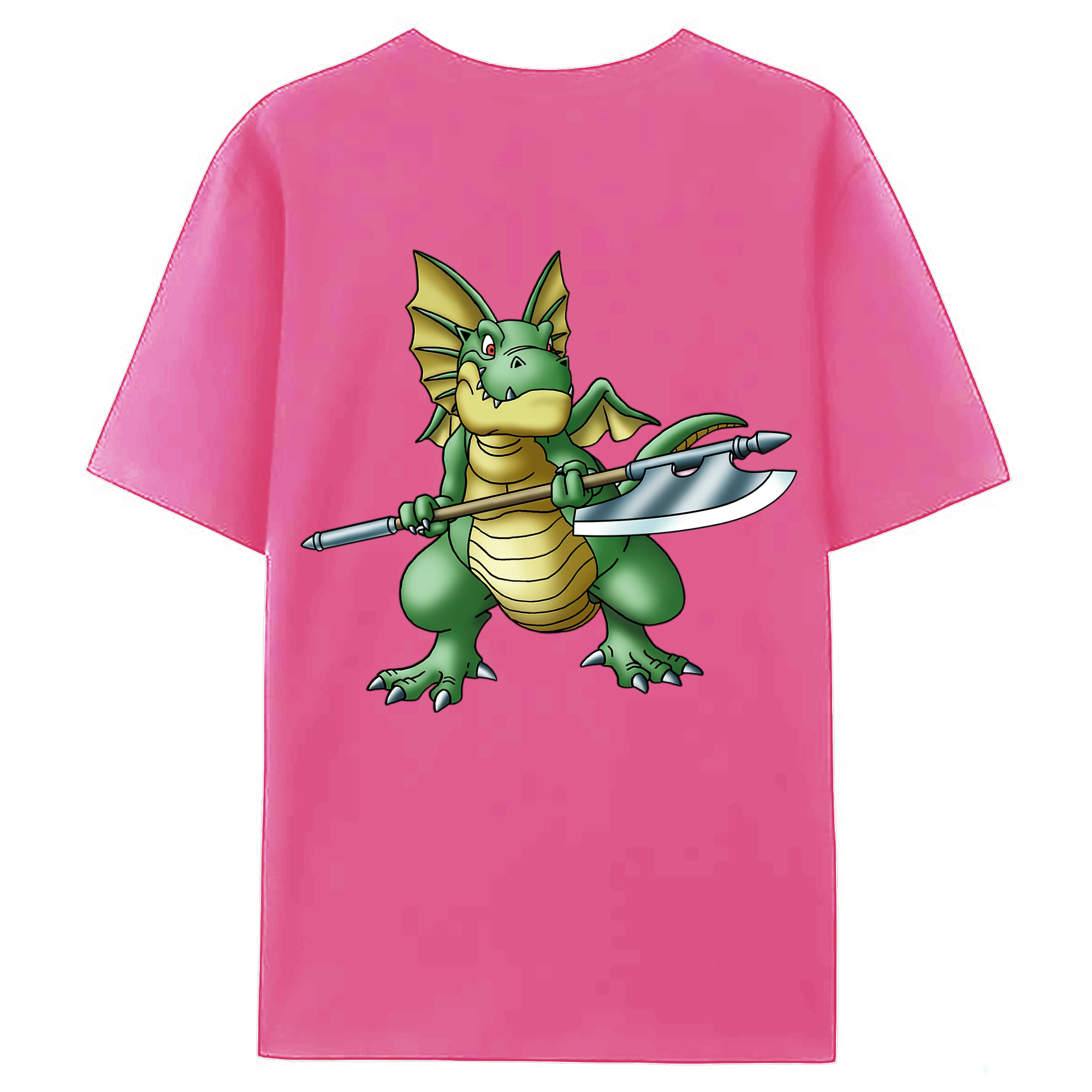 （画像用） ドラゴンクエスト Doragon Kuesuto Dragon Quest レディース半袖Tシャツ(バックプリント)