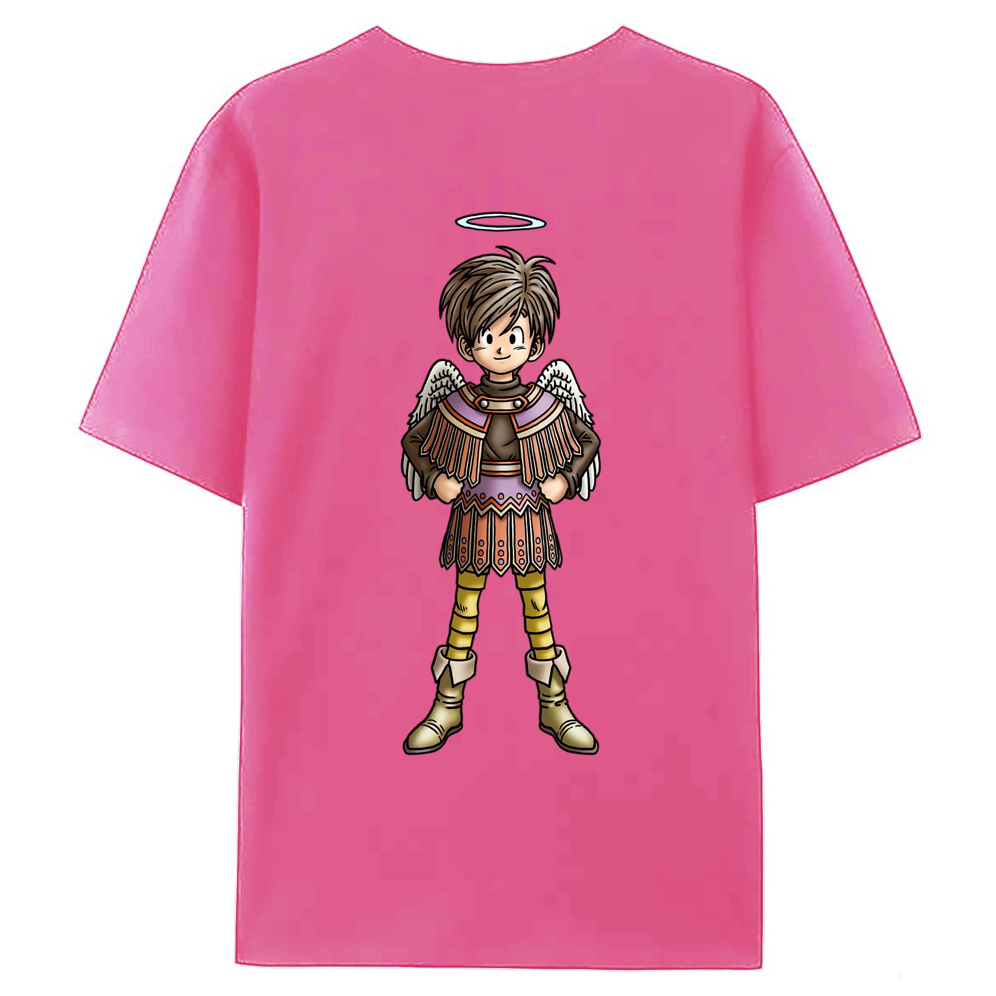 （画像用） ドラゴンクエスト Doragon Kuesuto Dragon Quest レディース半袖Tシャツ(バックプリント)