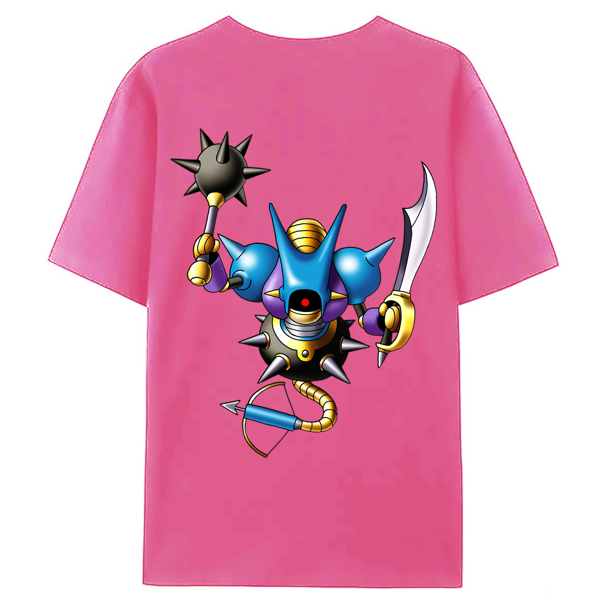 （画像用） ドラゴンクエスト Doragon Kuesuto Dragon Quest レディース半袖Tシャツ(バックプリント)
