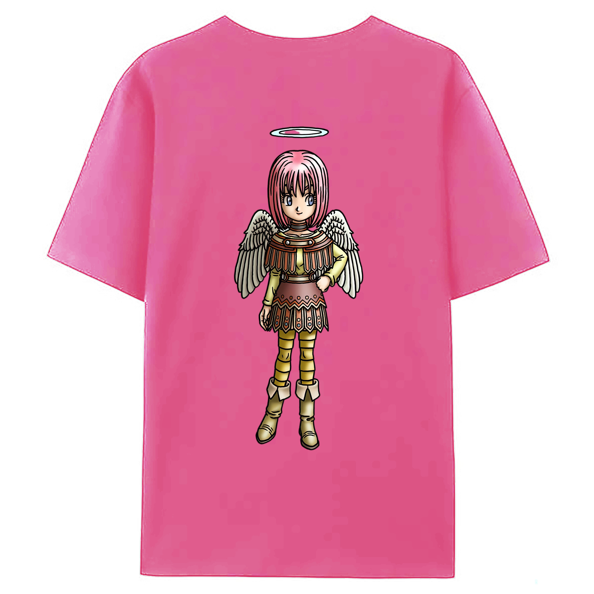 （画像用） ドラゴンクエスト Doragon Kuesuto Dragon Quest レディース半袖Tシャツ(バックプリント)