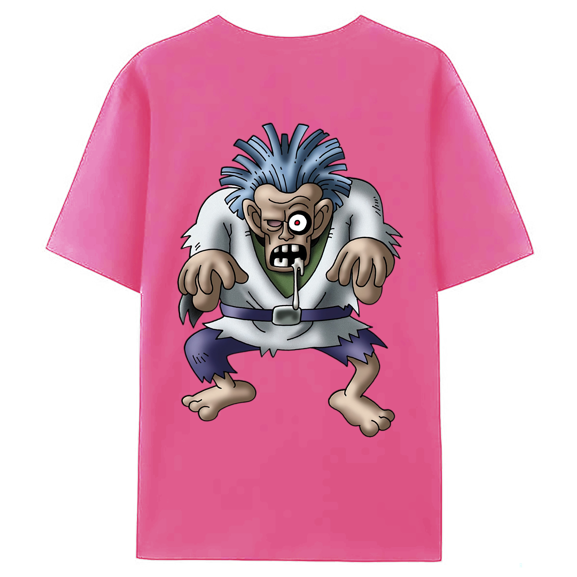 （画像用） ドラゴンクエスト Doragon Kuesuto Dragon Quest レディース半袖Tシャツ(バックプリント)