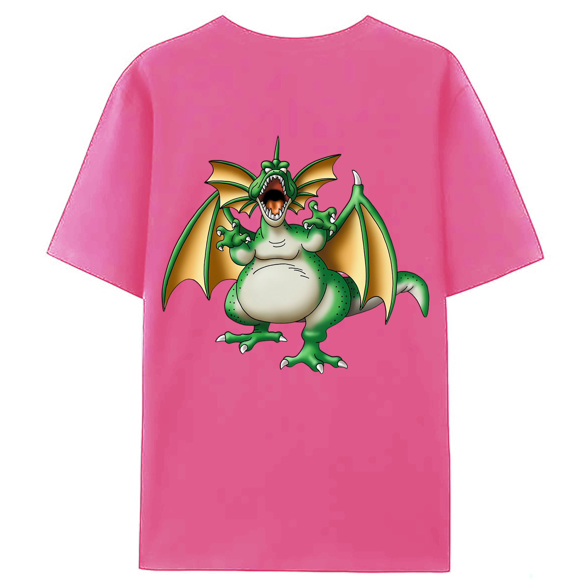 （画像用） ドラゴンクエスト Doragon Kuesuto Dragon Quest レディース半袖Tシャツ(バックプリント)