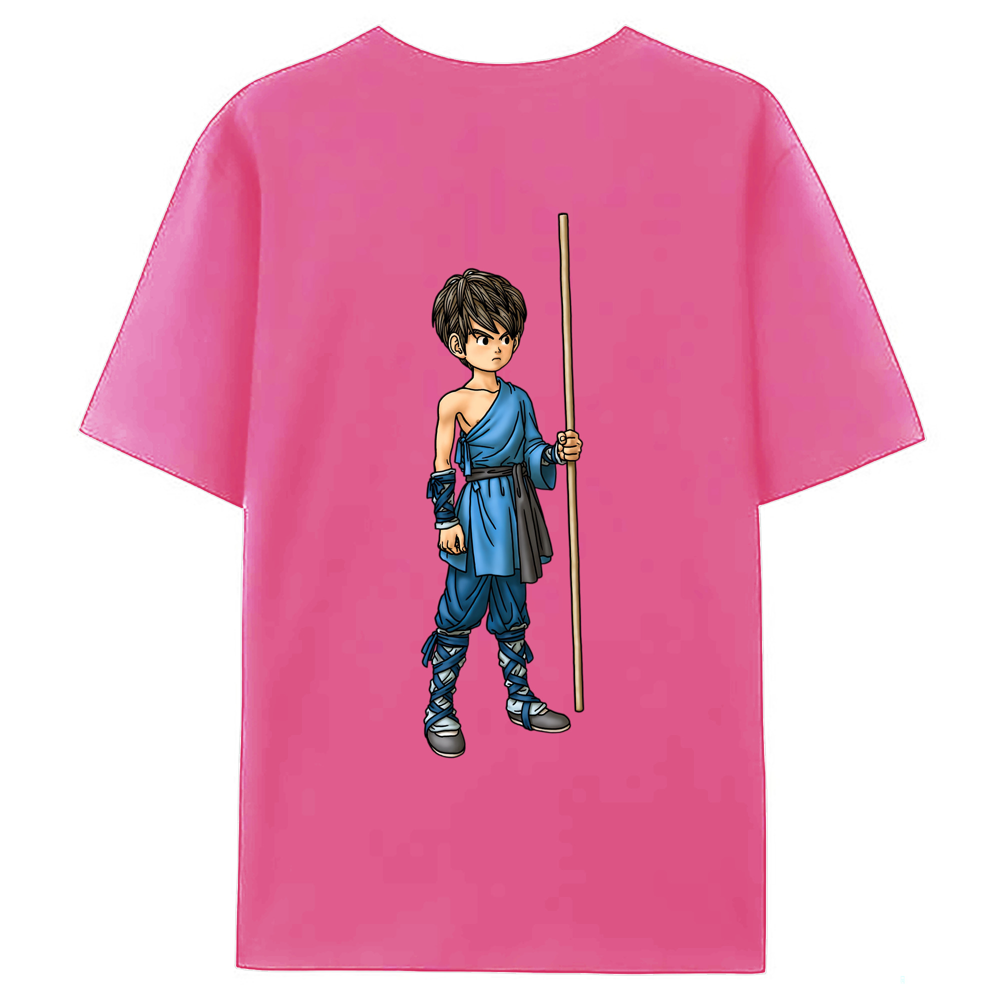 （画像用） ドラゴンクエスト Doragon Kuesuto Dragon Quest レディース半袖Tシャツ(バックプリント)
