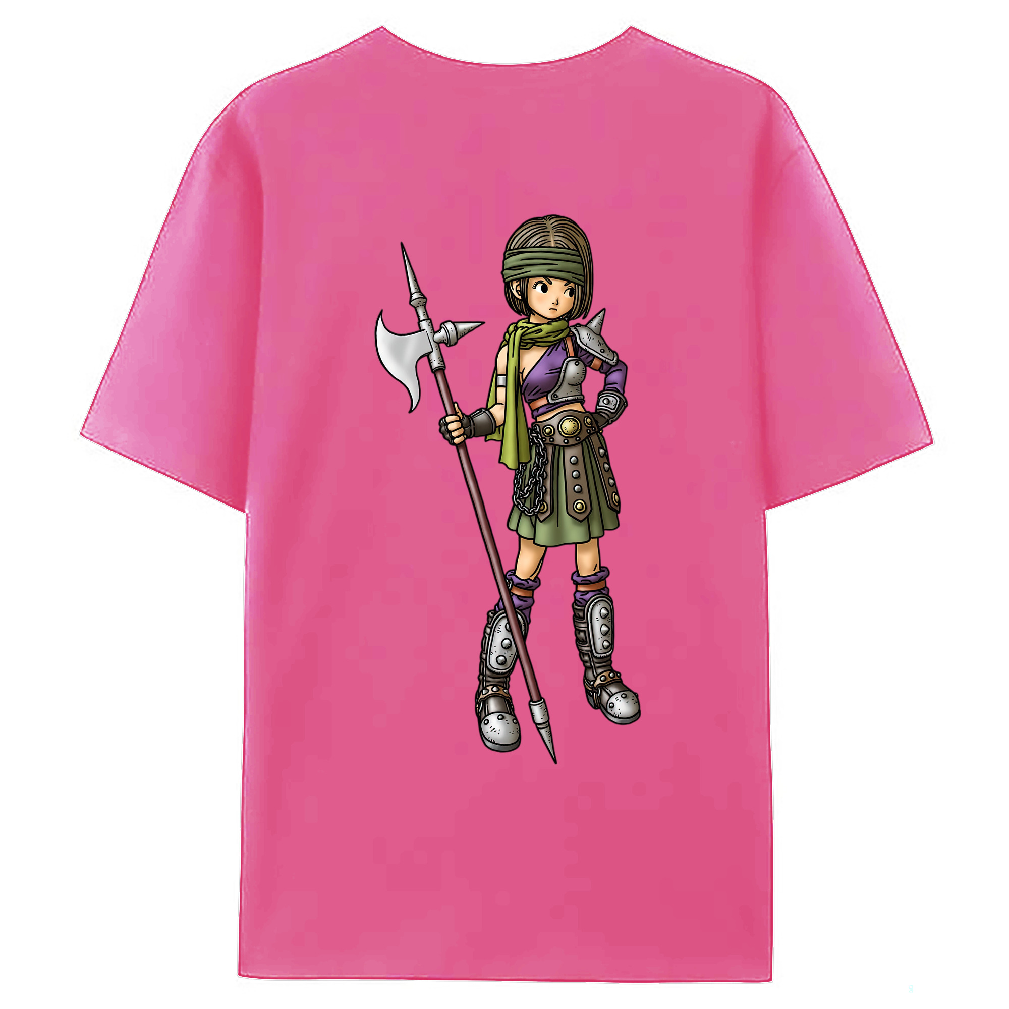 （画像用） ドラゴンクエスト Doragon Kuesuto Dragon Quest レディース半袖Tシャツ(バックプリント)