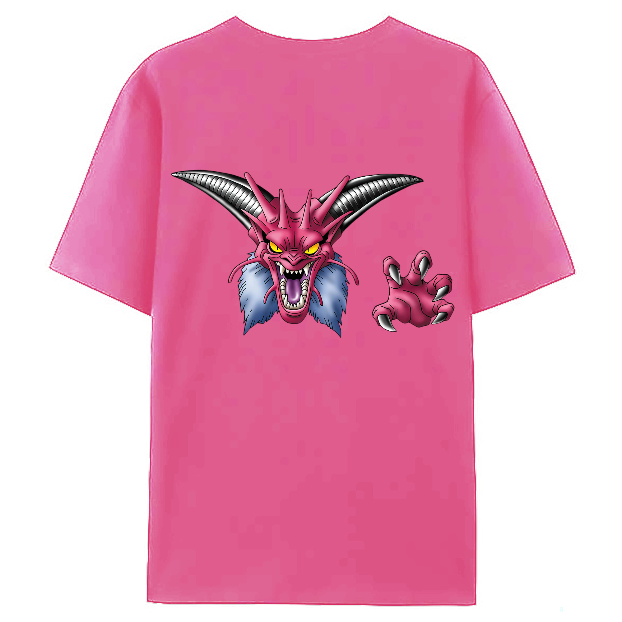 （画像用） ドラゴンクエスト Doragon Kuesuto Dragon Quest レディース半袖Tシャツ(バックプリント)