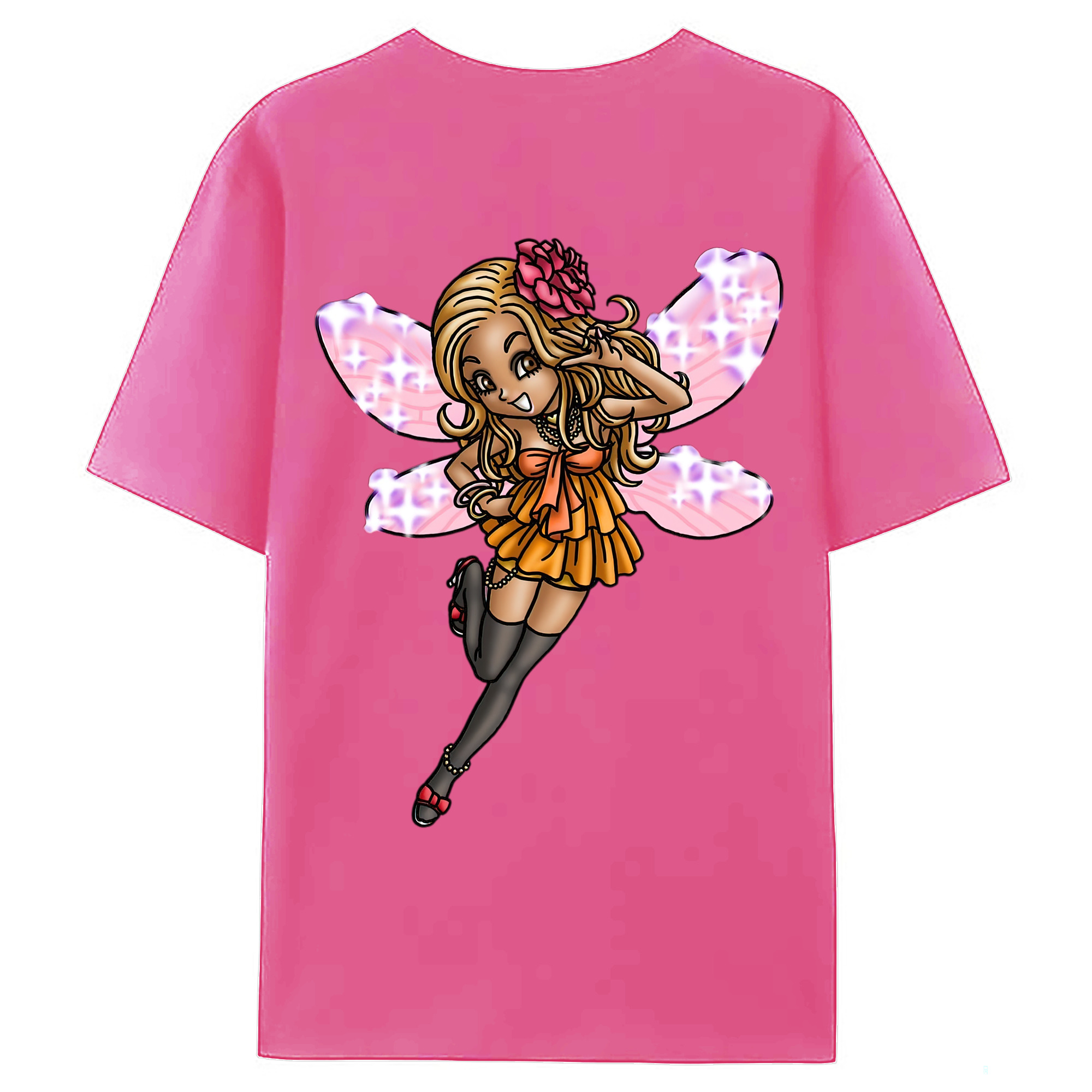 （画像用） ドラゴンクエスト Doragon Kuesuto Dragon Quest レディース半袖Tシャツ(バックプリント)