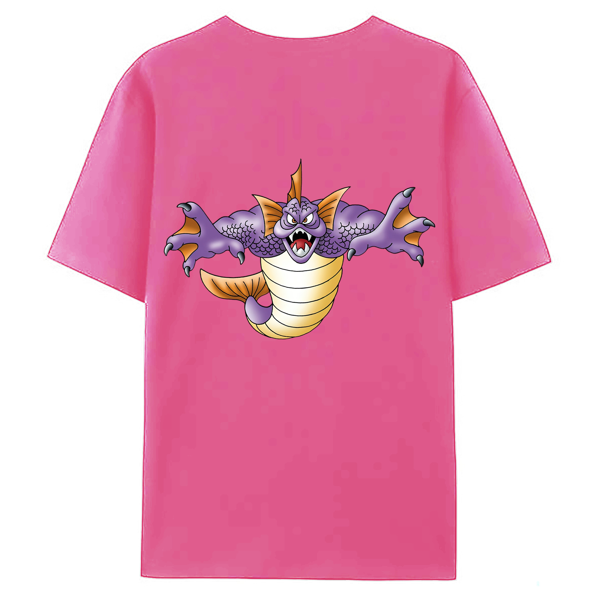 （画像用） ドラゴンクエスト Doragon Kuesuto Dragon Quest レディース半袖Tシャツ(バックプリント)