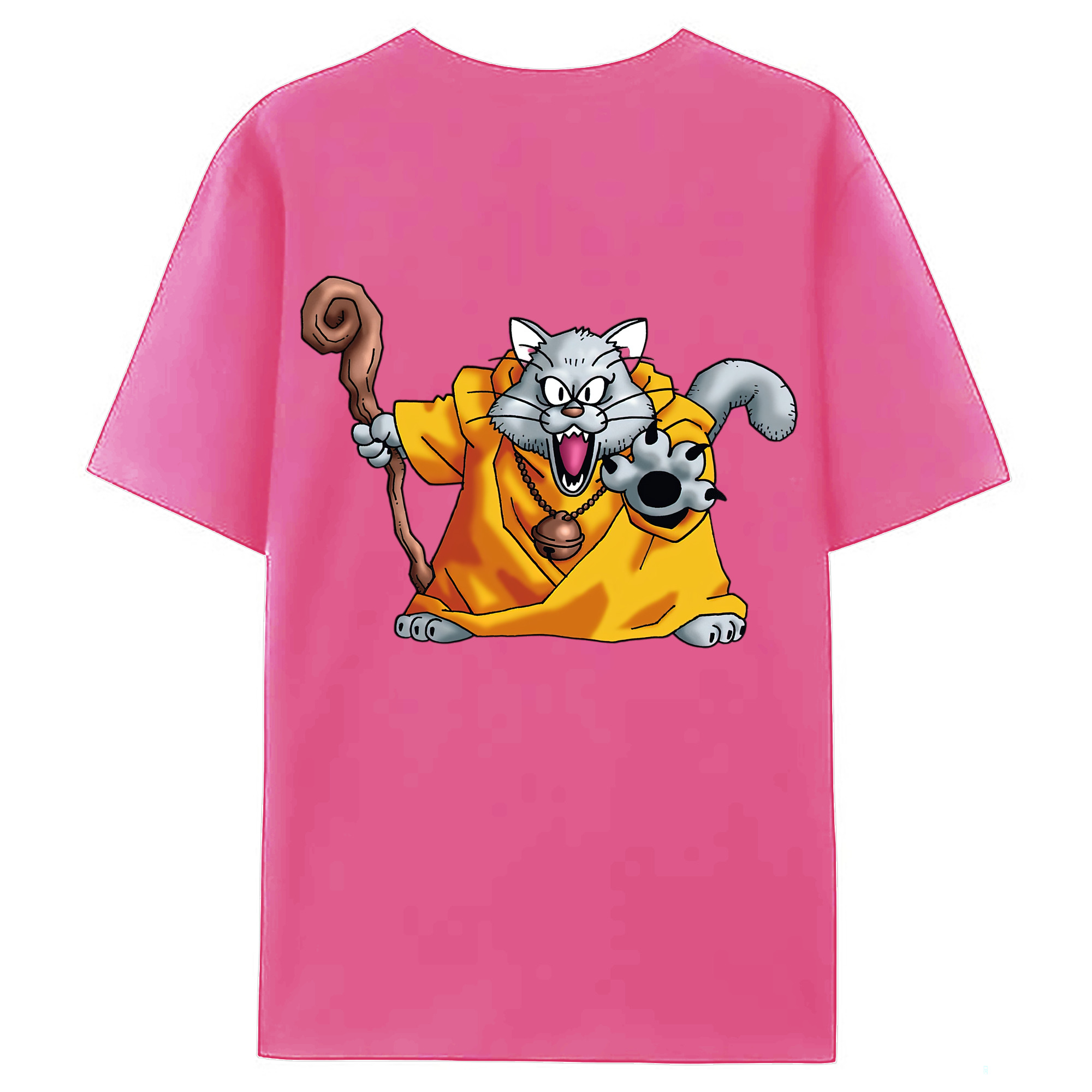 （画像用） ドラゴンクエスト Doragon Kuesuto Dragon Quest レディース半袖Tシャツ(バックプリント)