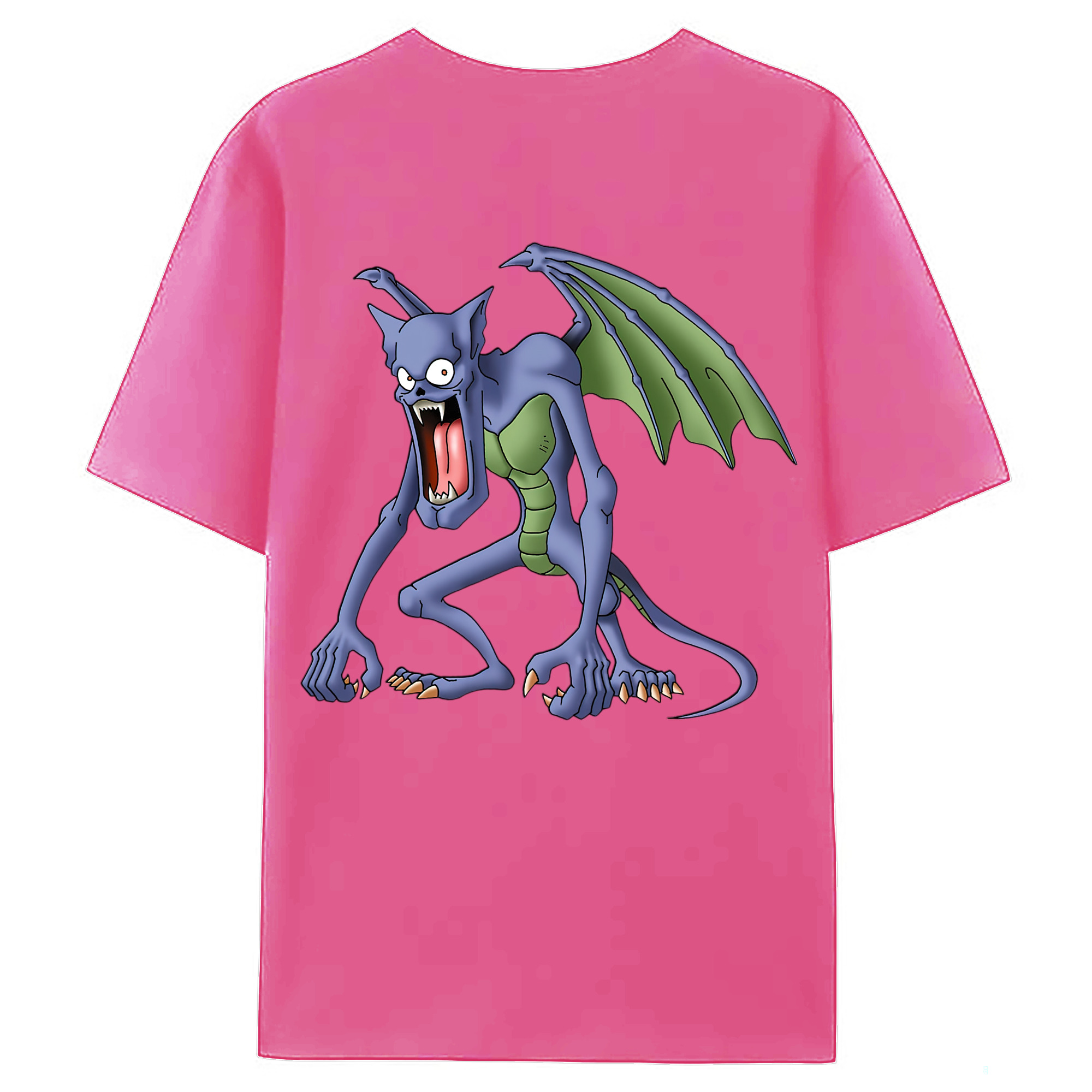 （画像用） ドラゴンクエスト Doragon Kuesuto Dragon Quest レディース半袖Tシャツ(バックプリント)