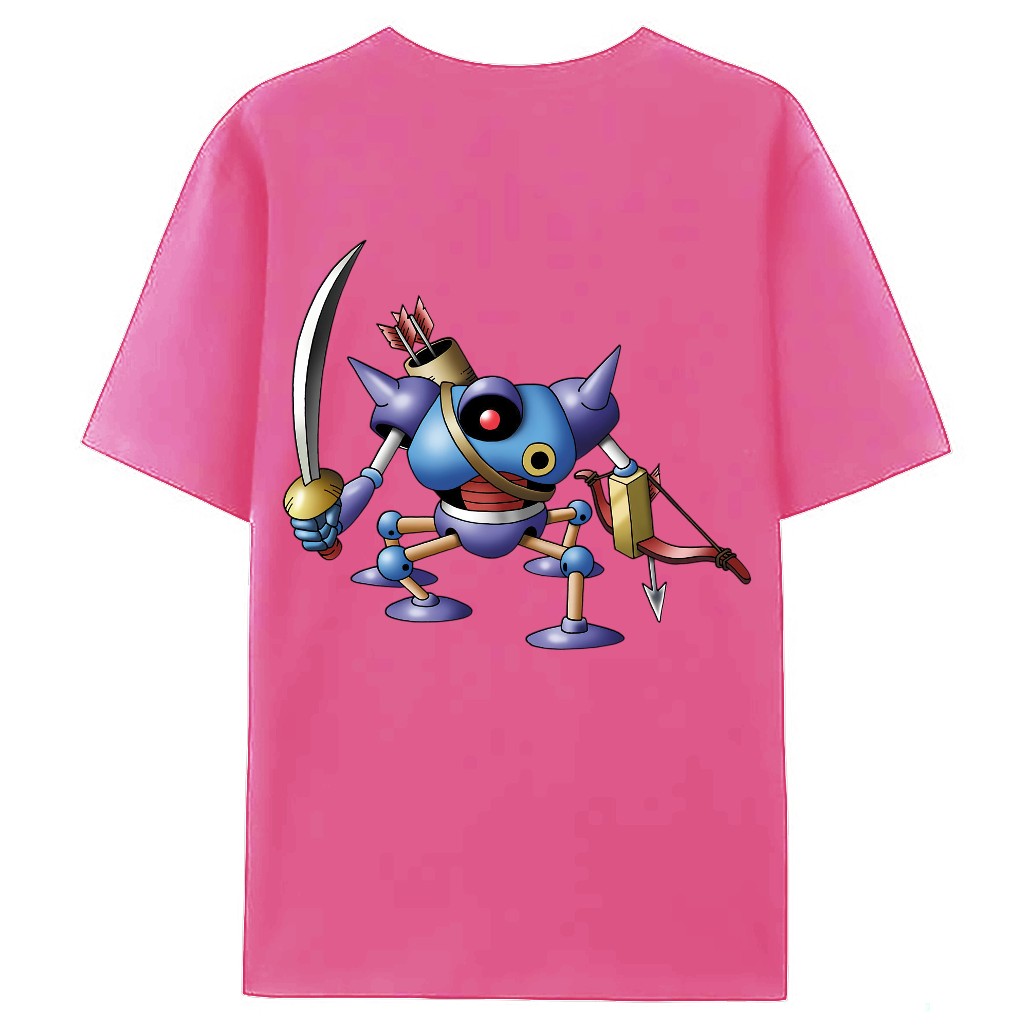 （画像用） ドラゴンクエスト Doragon Kuesuto Dragon Quest レディース半袖Tシャツ(バックプリント)