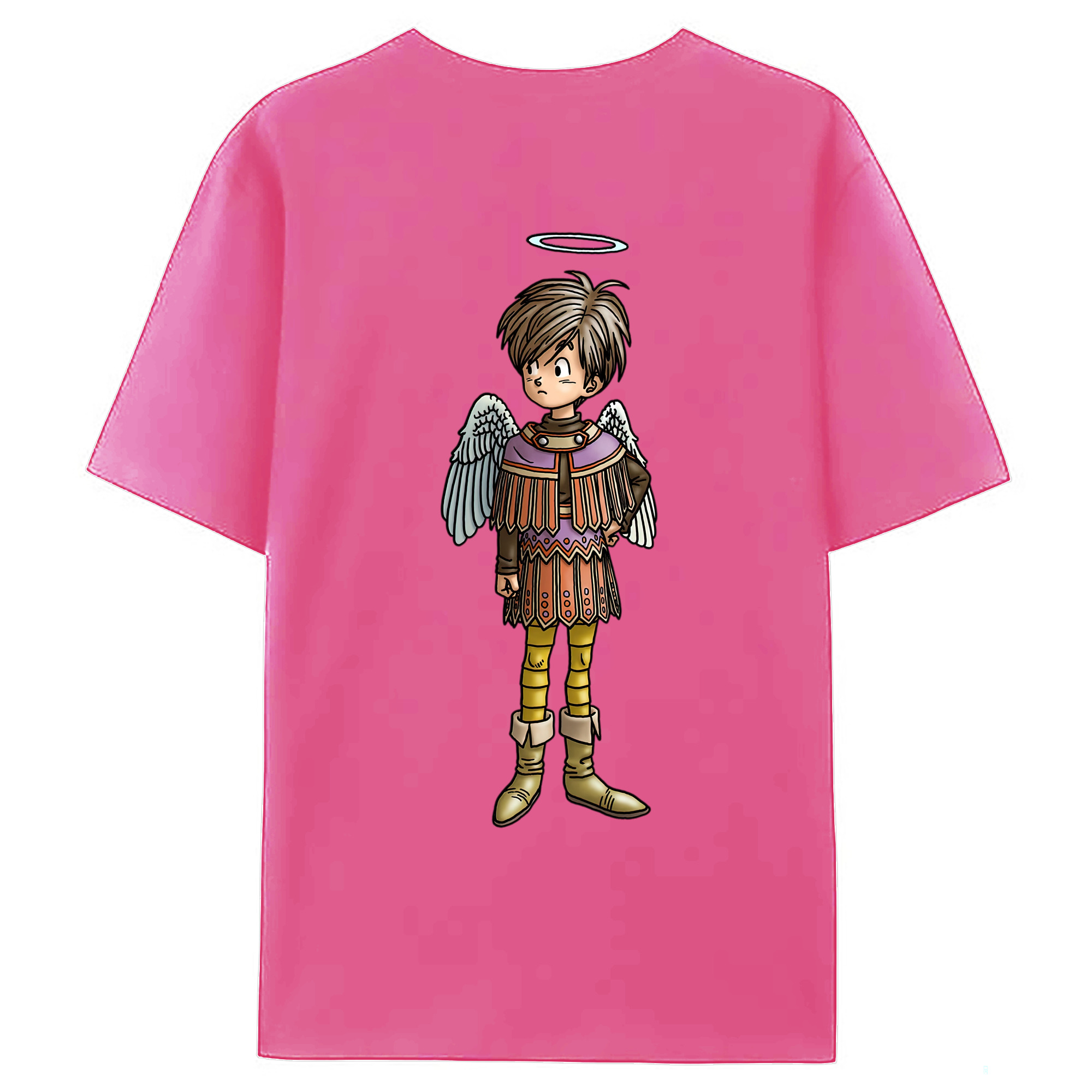 （画像用） ドラゴンクエスト Doragon Kuesuto Dragon Quest レディース半袖Tシャツ(バックプリント)