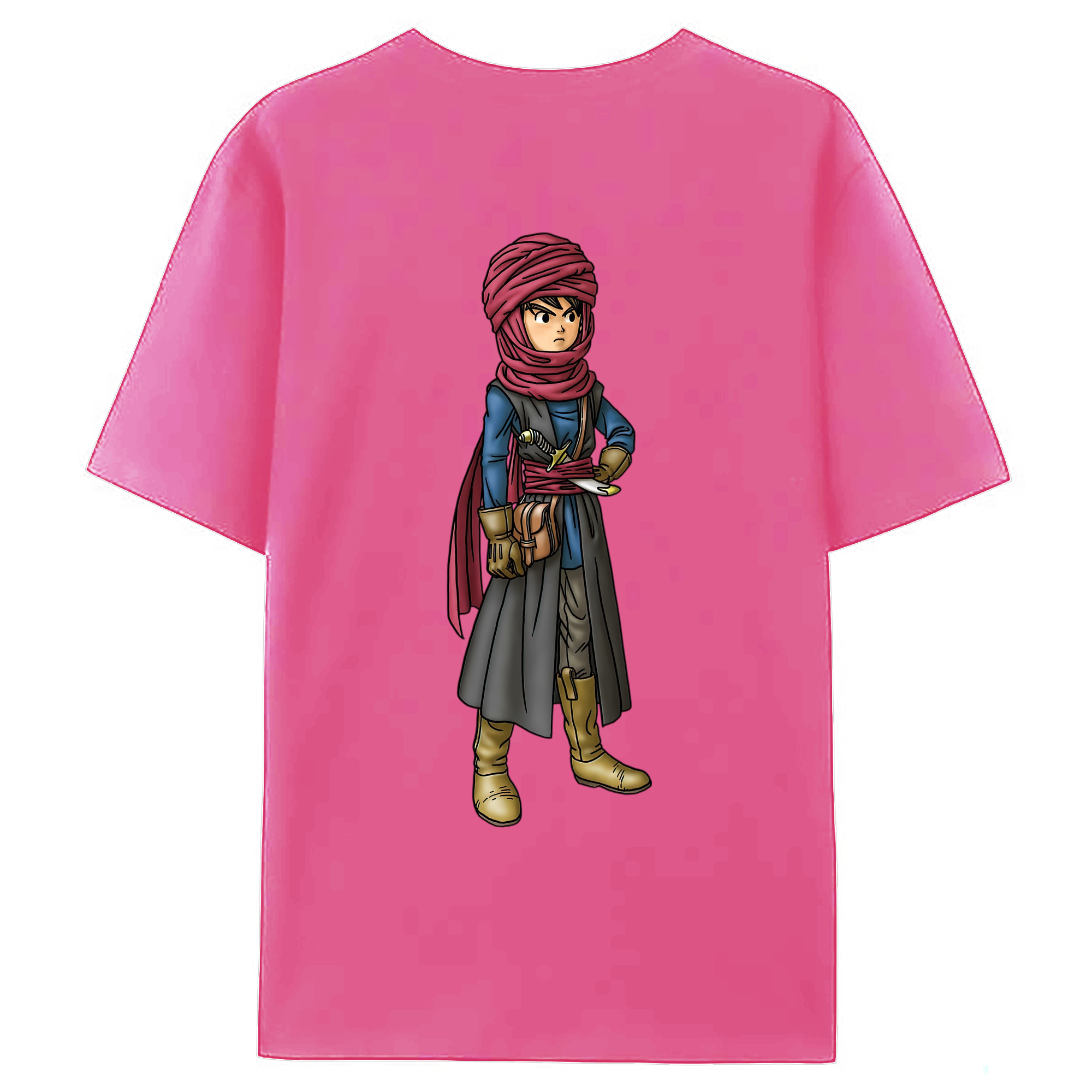 （画像用） ドラゴンクエスト Doragon Kuesuto Dragon Quest レディース半袖Tシャツ(バックプリント)