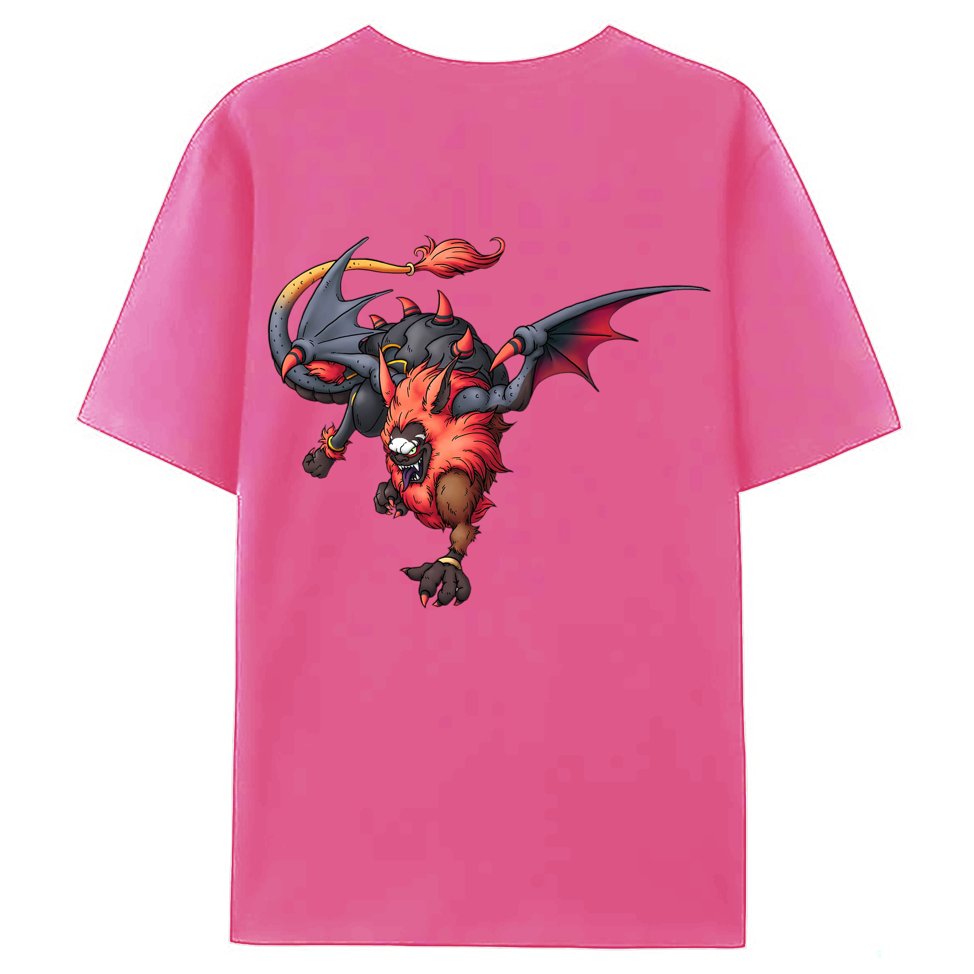 （画像用） ドラゴンクエスト Doragon Kuesuto Dragon Quest レディース半袖Tシャツ(バックプリント)