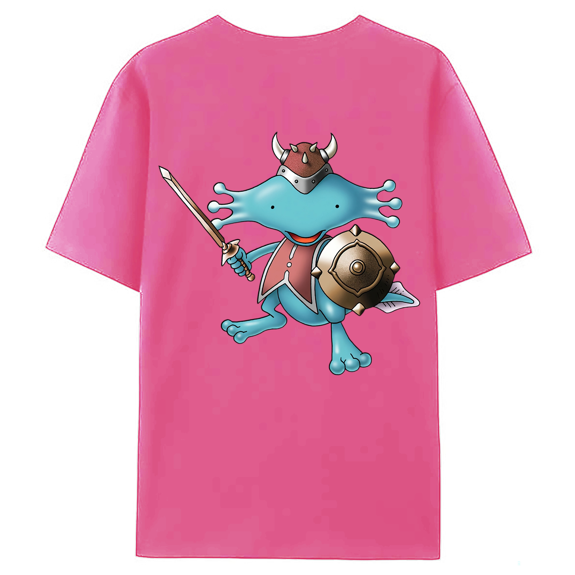 （画像用） ドラゴンクエスト Doragon Kuesuto Dragon Quest レディース半袖Tシャツ(バックプリント)