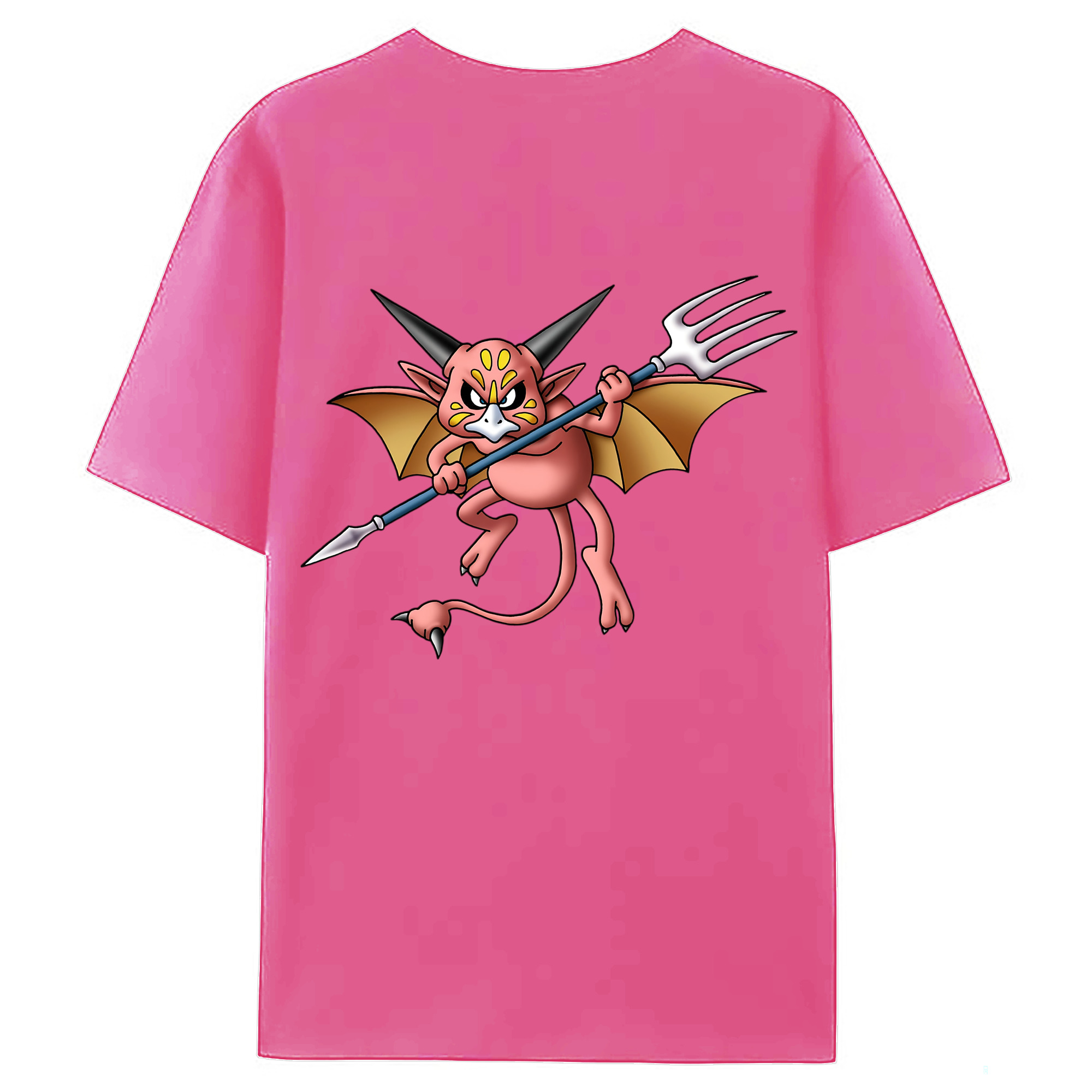 （画像用） ドラゴンクエスト Doragon Kuesuto Dragon Quest レディース半袖Tシャツ(バックプリント)