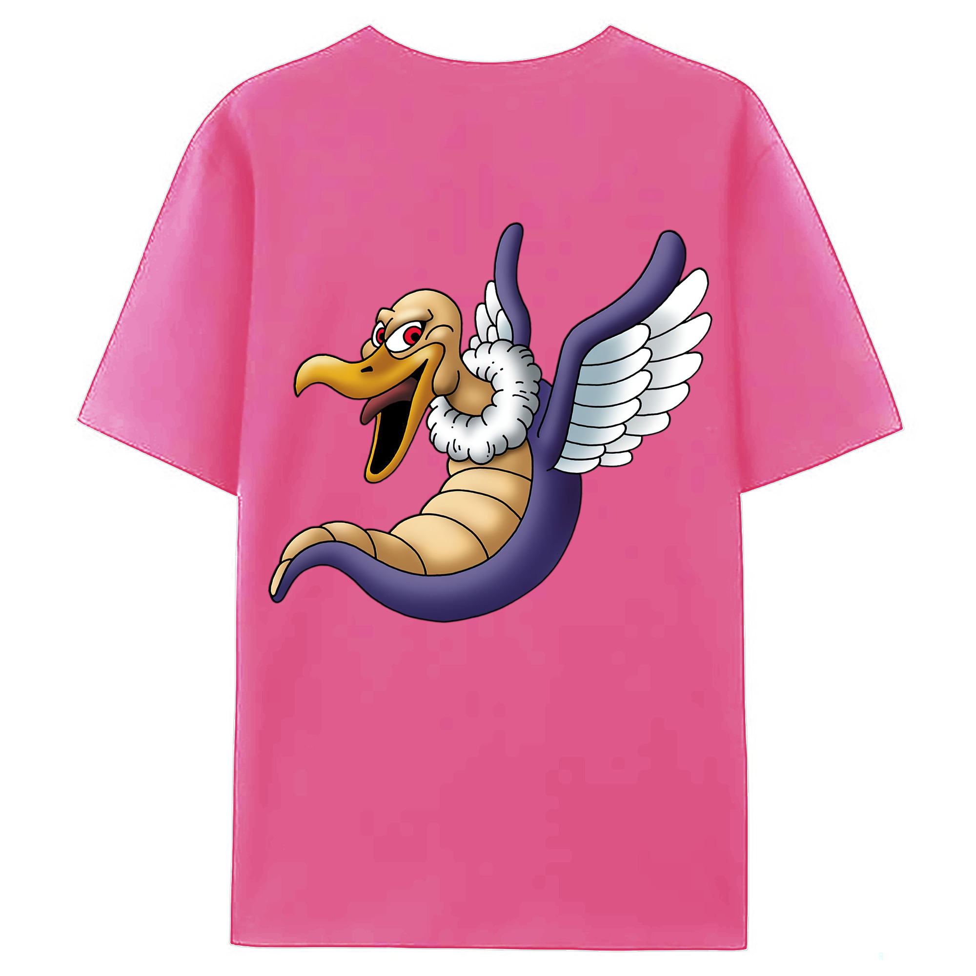 （画像用） ドラゴンクエスト Doragon Kuesuto Dragon Quest レディース半袖Tシャツ(バックプリント)