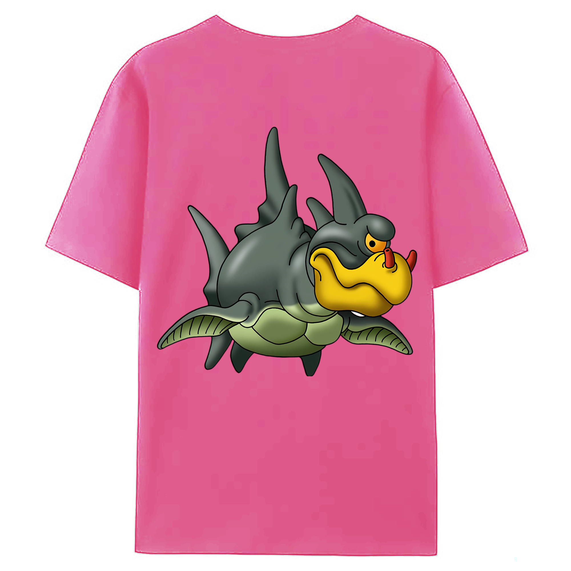 （画像用） ドラゴンクエスト Doragon Kuesuto Dragon Quest レディース半袖Tシャツ(バックプリント)