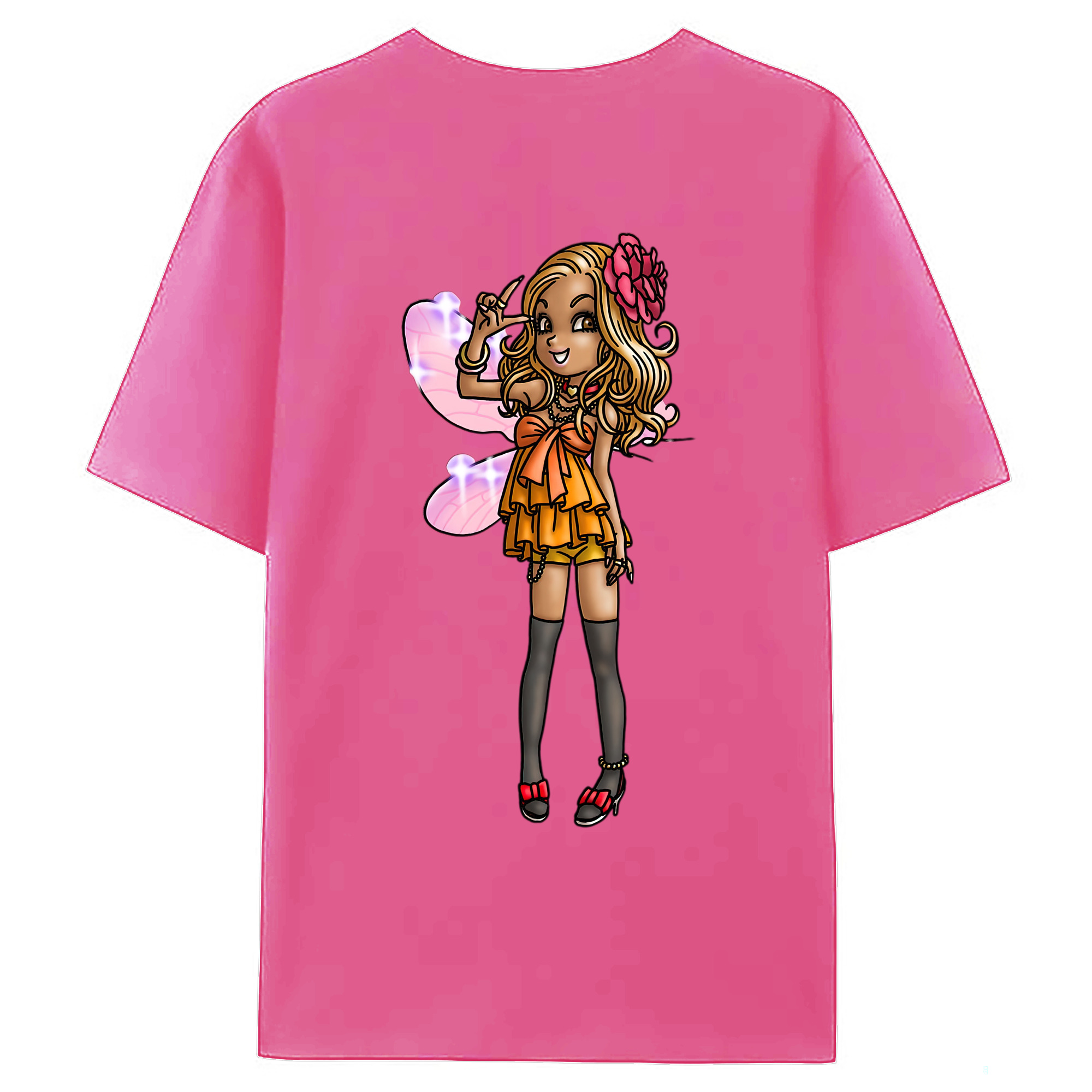 （画像用） ドラゴンクエスト Doragon Kuesuto Dragon Quest レディース半袖Tシャツ(バックプリント)