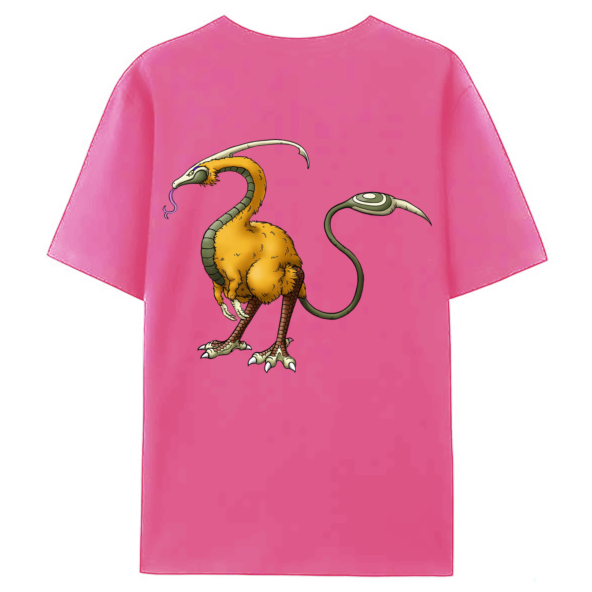 （画像用） ドラゴンクエスト Doragon Kuesuto Dragon Quest レディース半袖Tシャツ(バックプリント)