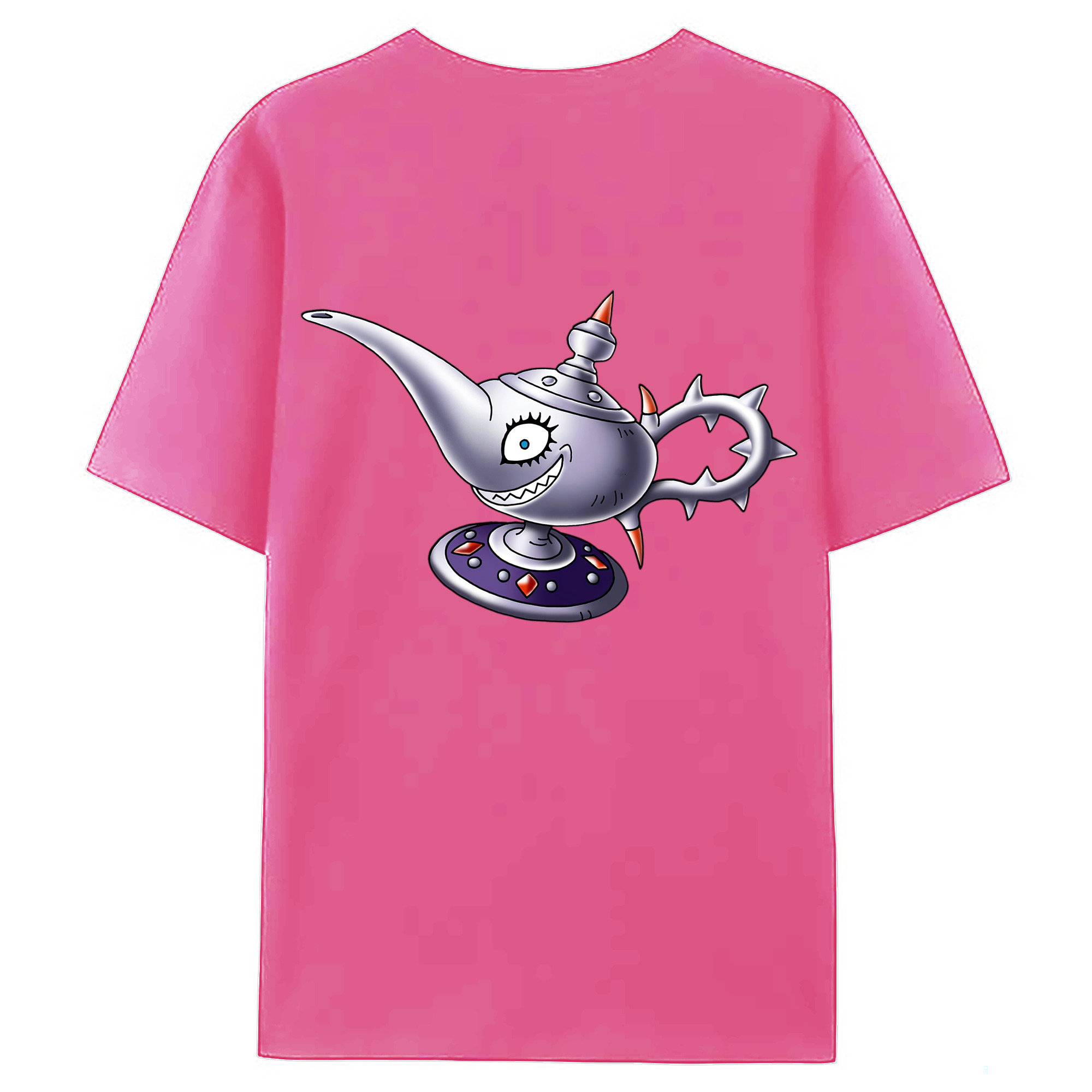 （画像用） ドラゴンクエスト Doragon Kuesuto Dragon Quest レディース半袖Tシャツ(バックプリント)