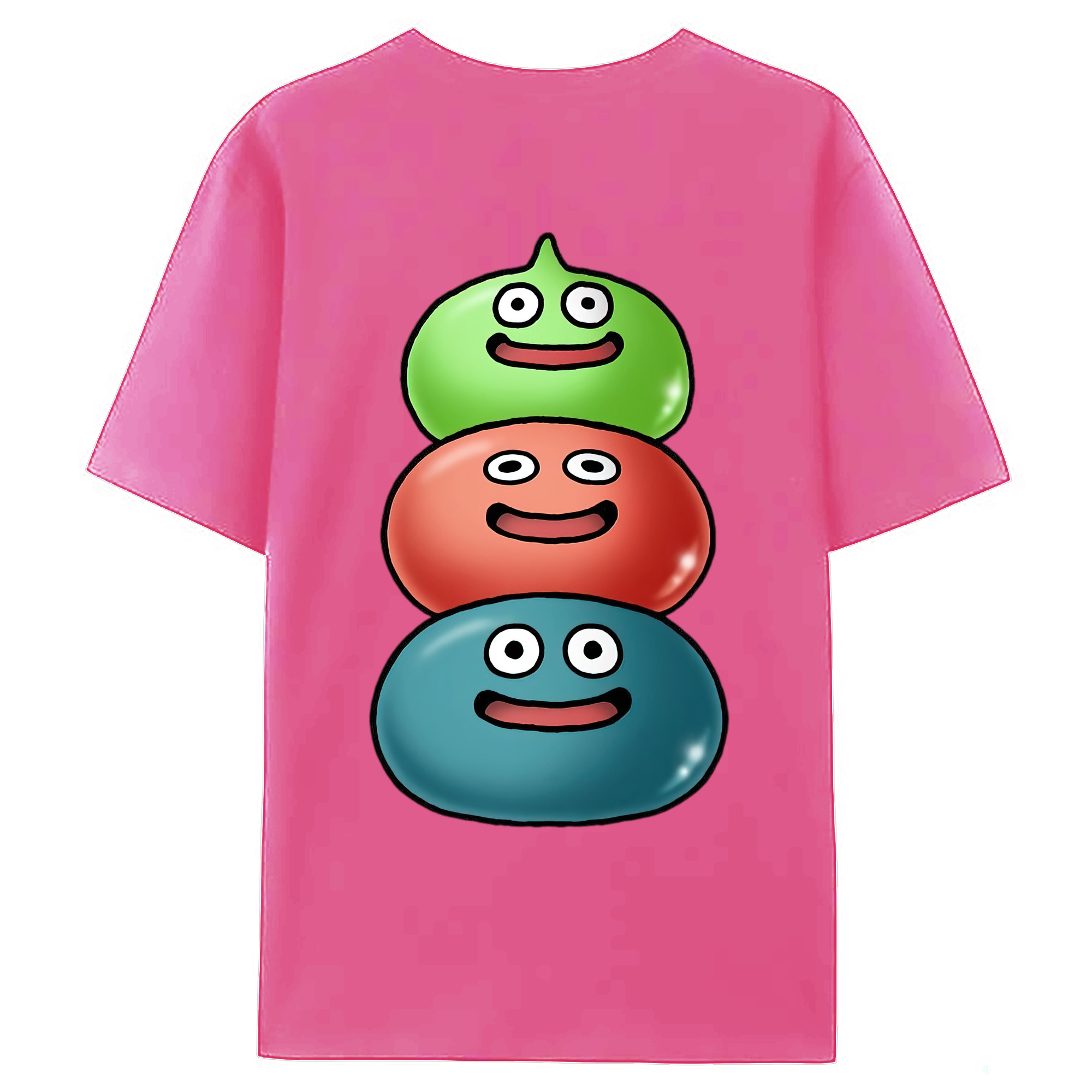 （画像用） ドラゴンクエスト Doragon Kuesuto Dragon Quest レディース半袖Tシャツ(バックプリント)
