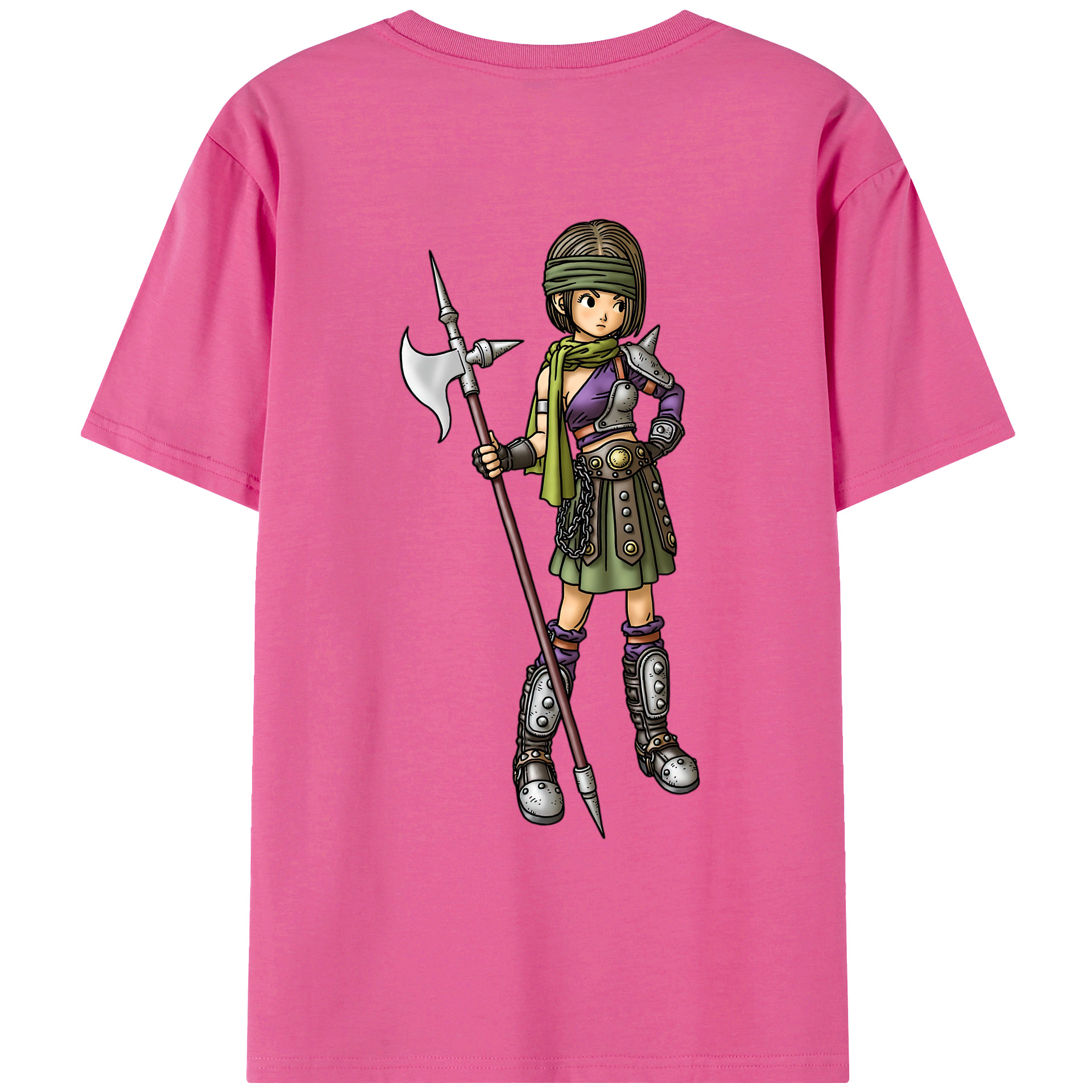 （画像用） ドラゴンクエスト Doragon Kuesuto Dragon Quest レディース半袖Tシャツ(バックプリント)