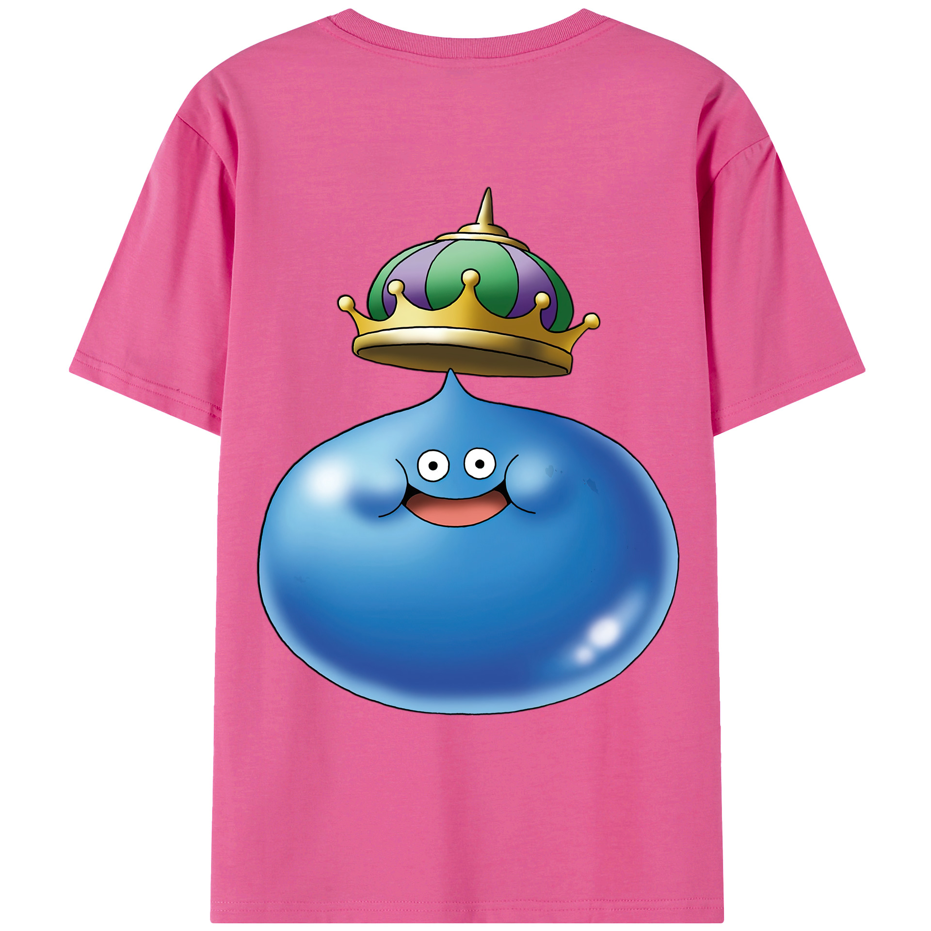 （画像用） ドラゴンクエスト Doragon Kuesuto Dragon Quest レディース半袖Tシャツ(バックプリント)