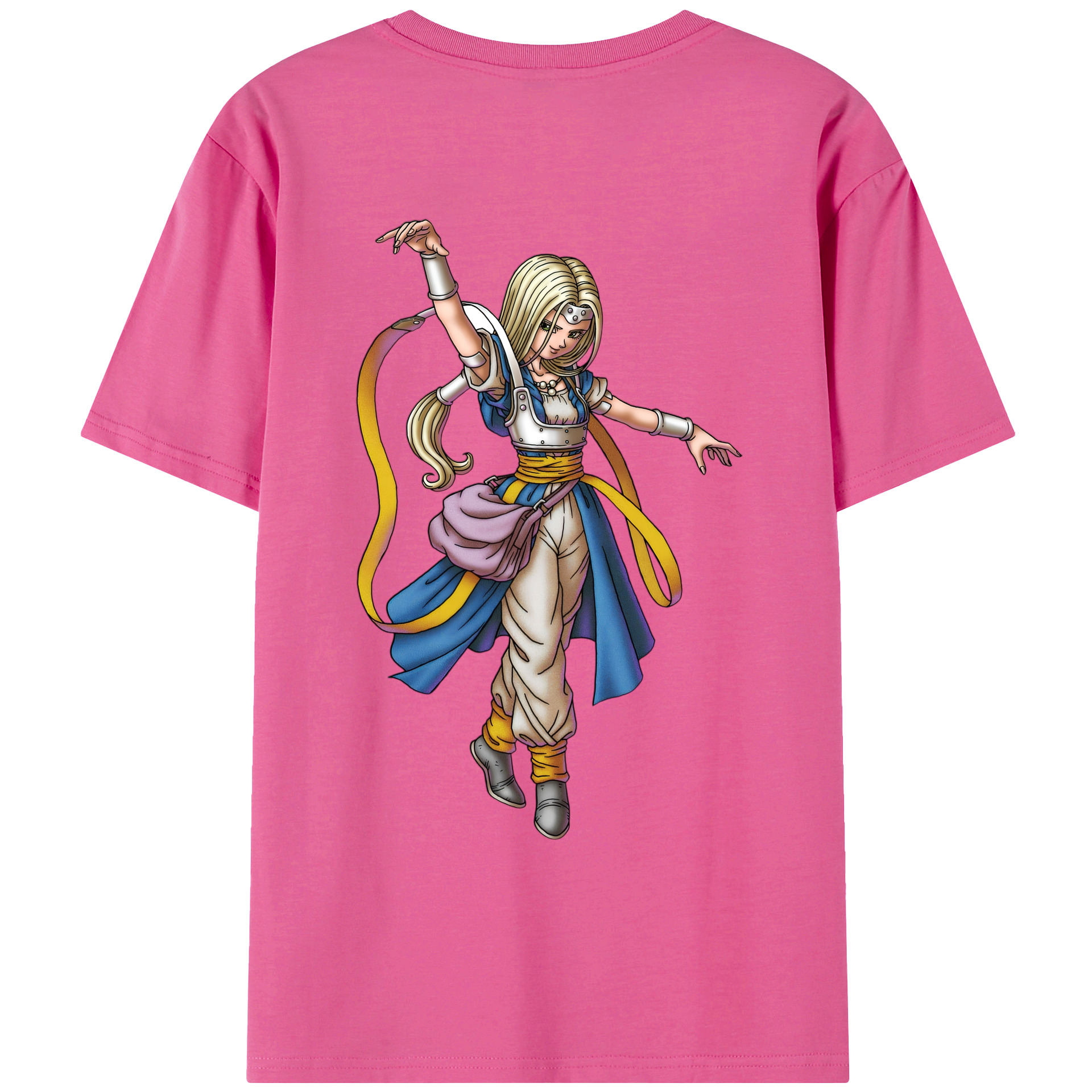 （画像用） ドラゴンクエスト Doragon Kuesuto Dragon Quest レディース半袖Tシャツ(バックプリント)