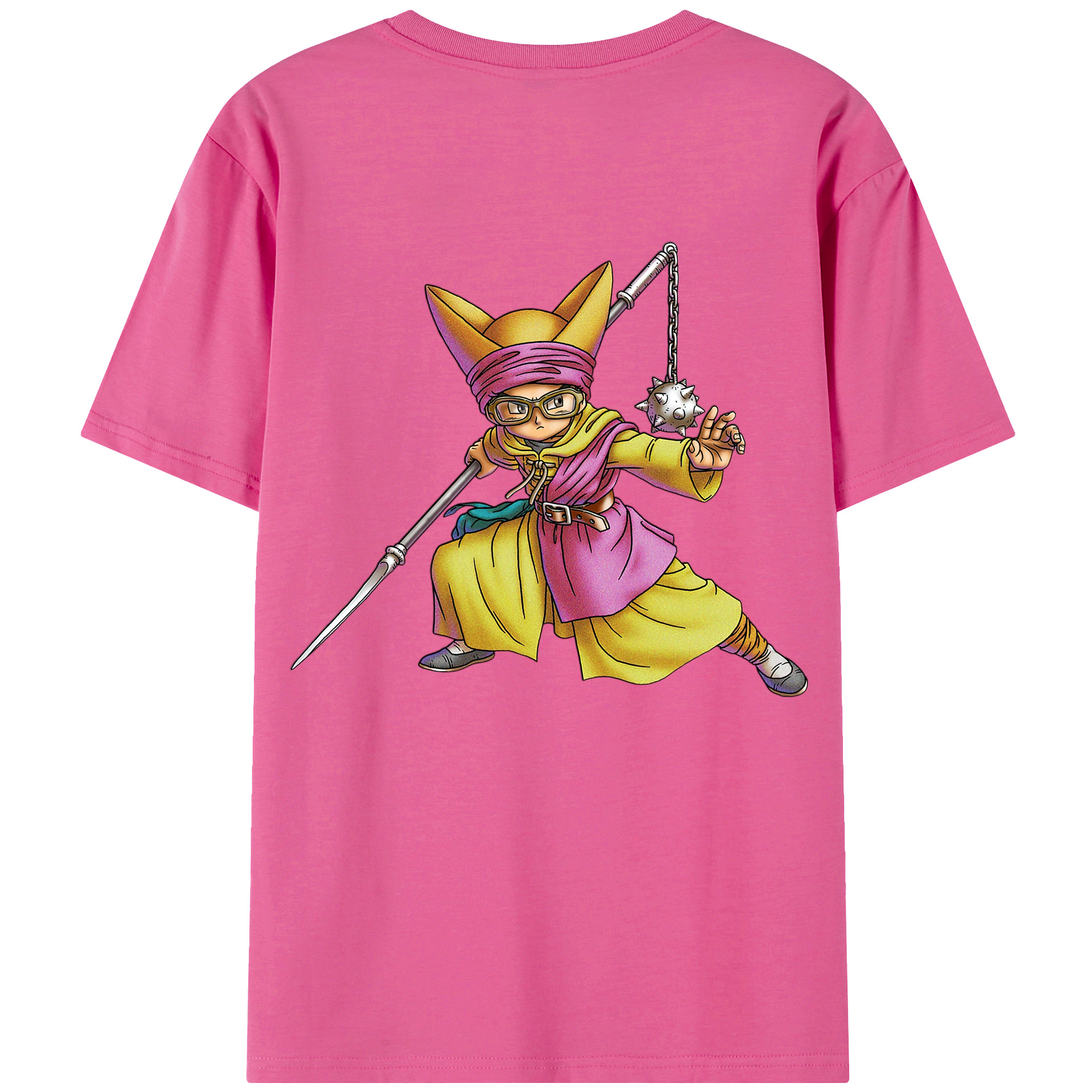 （画像用） ドラゴンクエスト Doragon Kuesuto Dragon Quest レディース半袖Tシャツ(バックプリント)