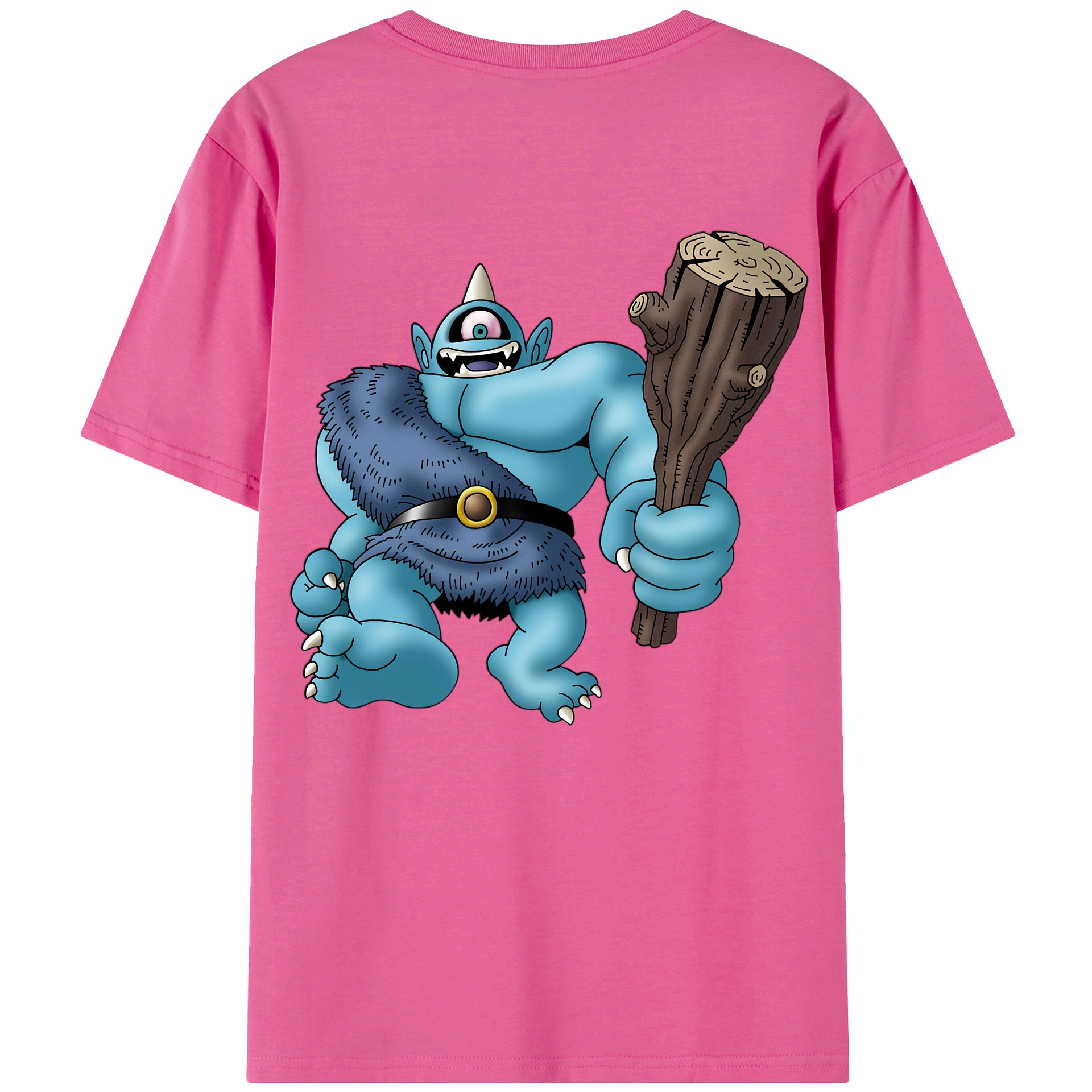 （画像用） ドラゴンクエスト Doragon Kuesuto Dragon Quest レディース半袖Tシャツ(バックプリント)