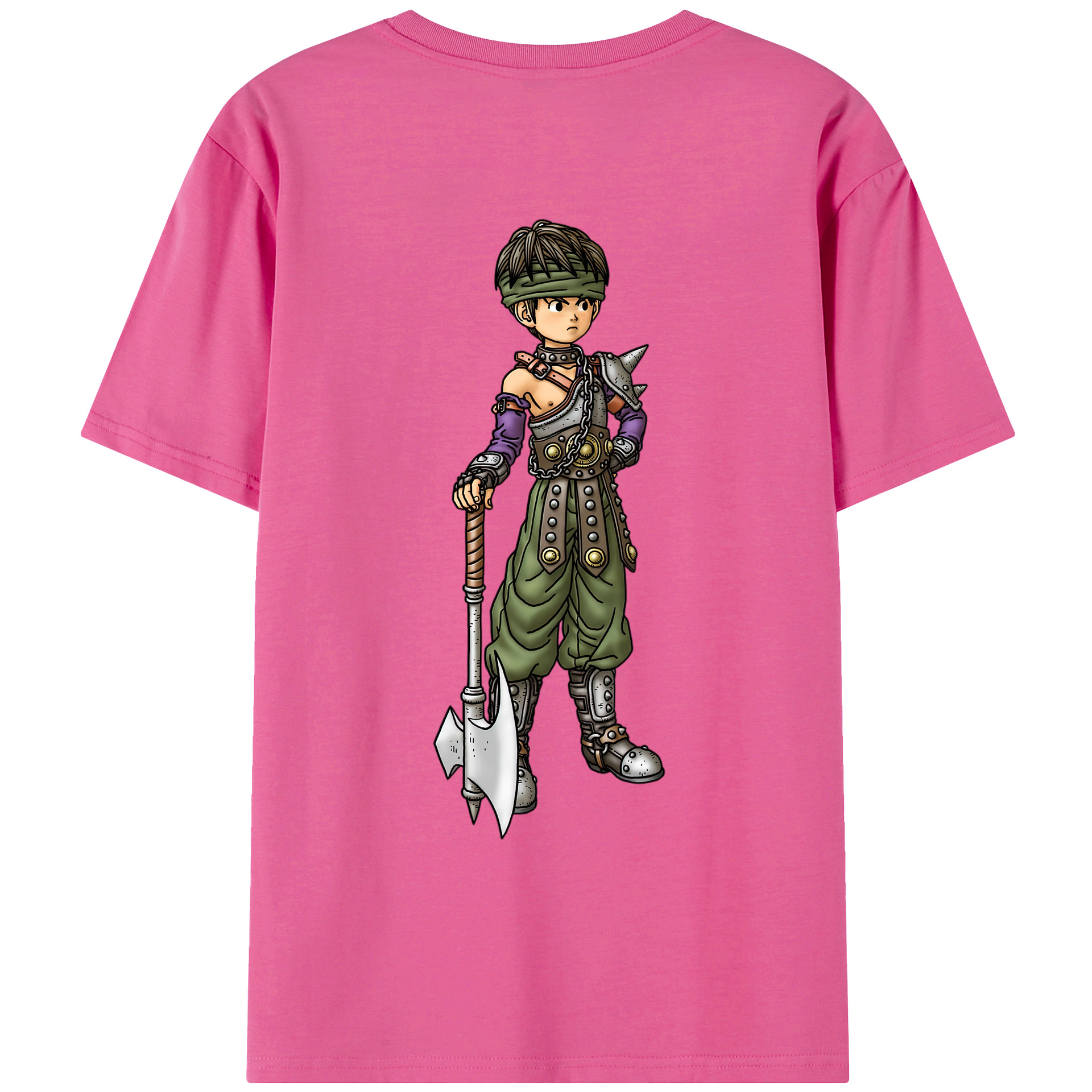 （画像用） ドラゴンクエスト Doragon Kuesuto Dragon Quest レディース半袖Tシャツ(バックプリント)
