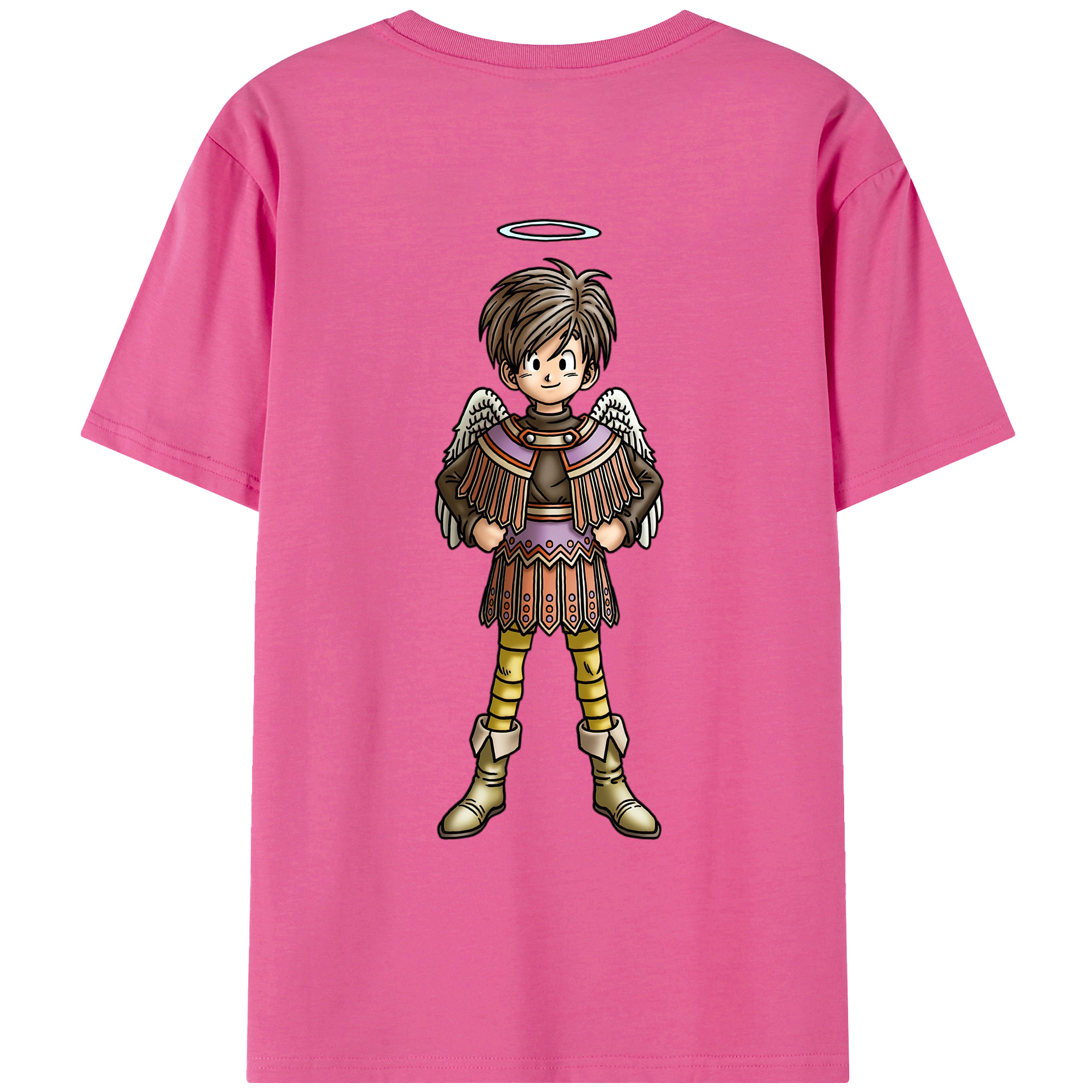 （画像用） ドラゴンクエスト Doragon Kuesuto Dragon Quest レディース半袖Tシャツ(バックプリント)
