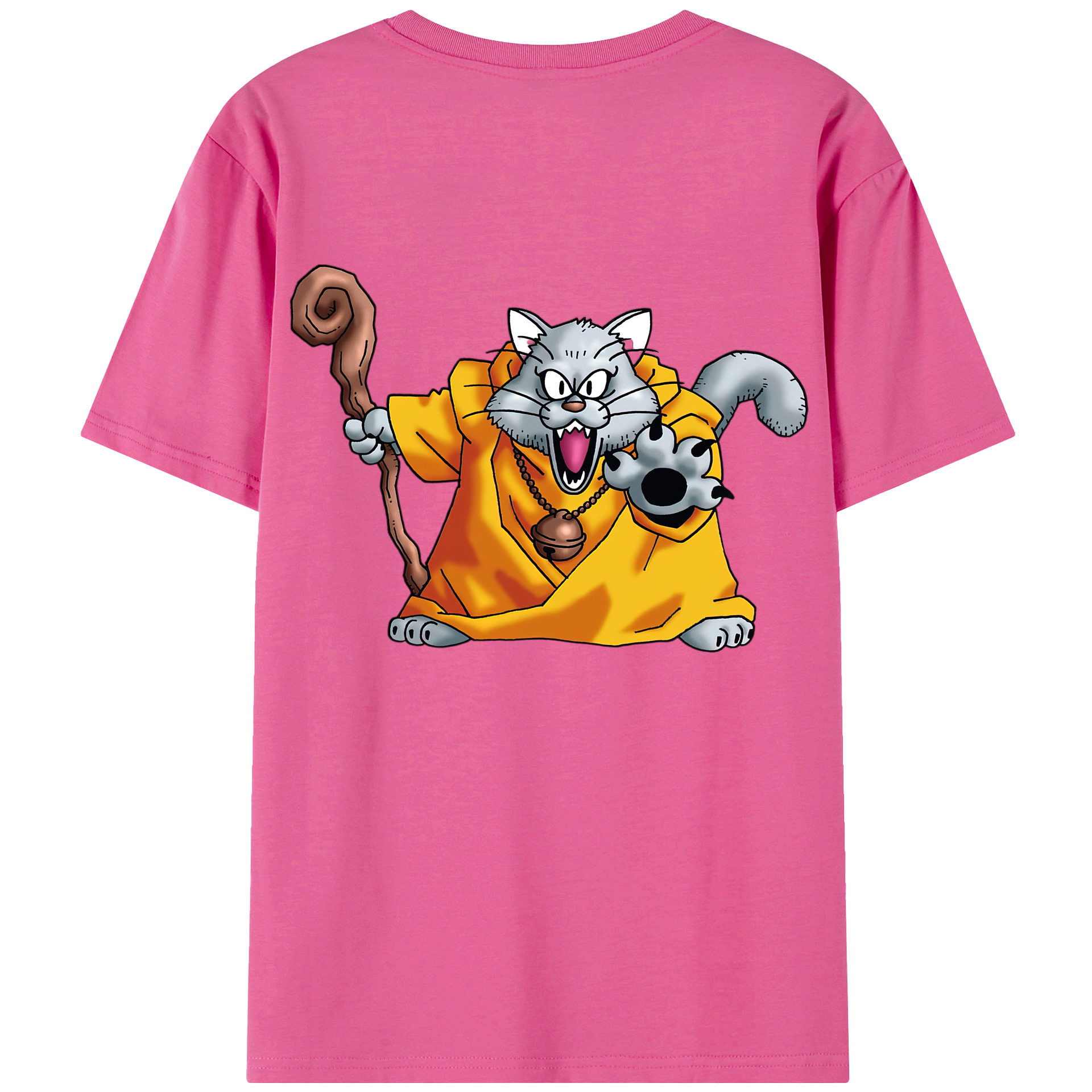 （画像用） ドラゴンクエスト Doragon Kuesuto Dragon Quest レディース半袖Tシャツ(バックプリント)