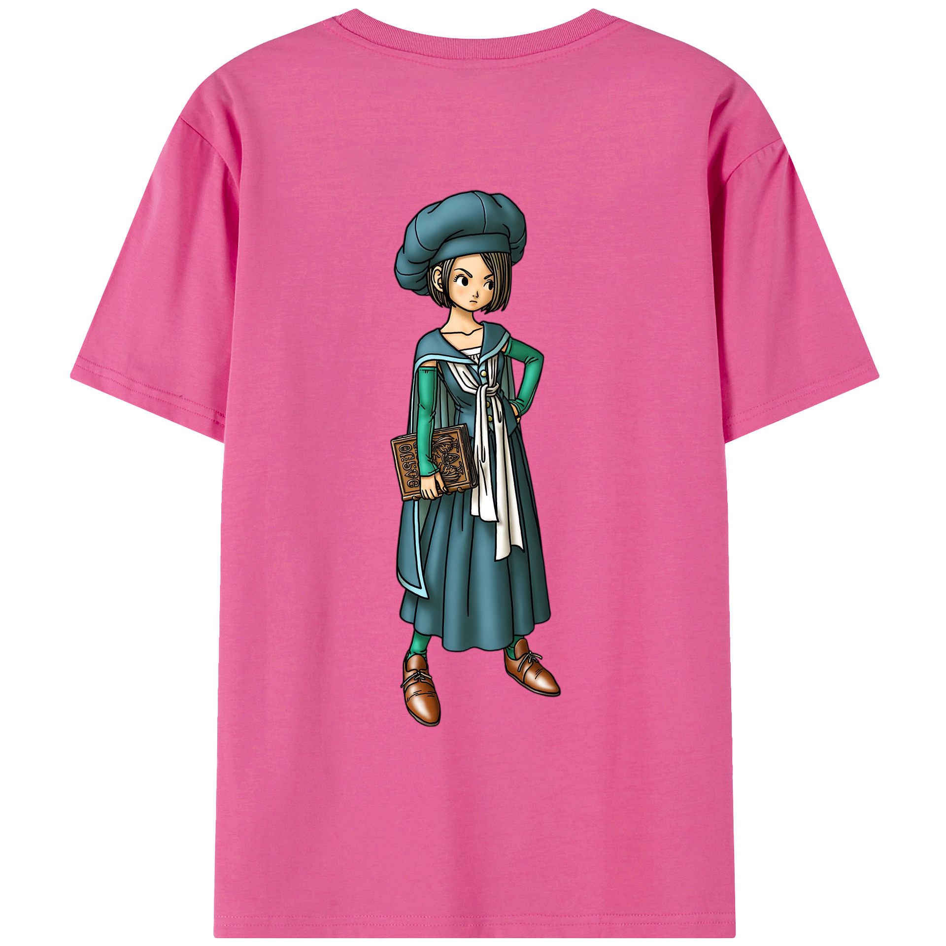 （画像用） ドラゴンクエスト Doragon Kuesuto Dragon Quest レディース半袖Tシャツ(バックプリント)