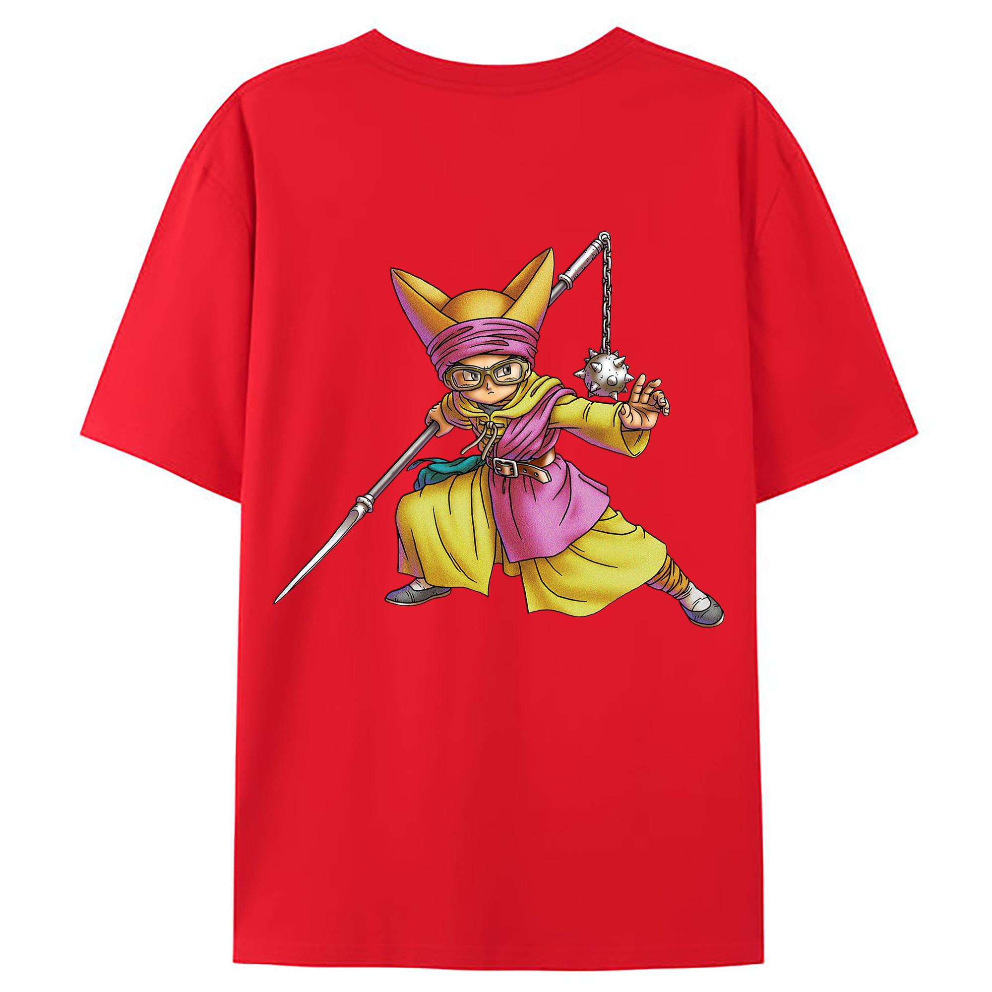 （画像用） ドラゴンクエスト Doragon Kuesuto Dragon Quest レディース半袖Tシャツ(バックプリント)