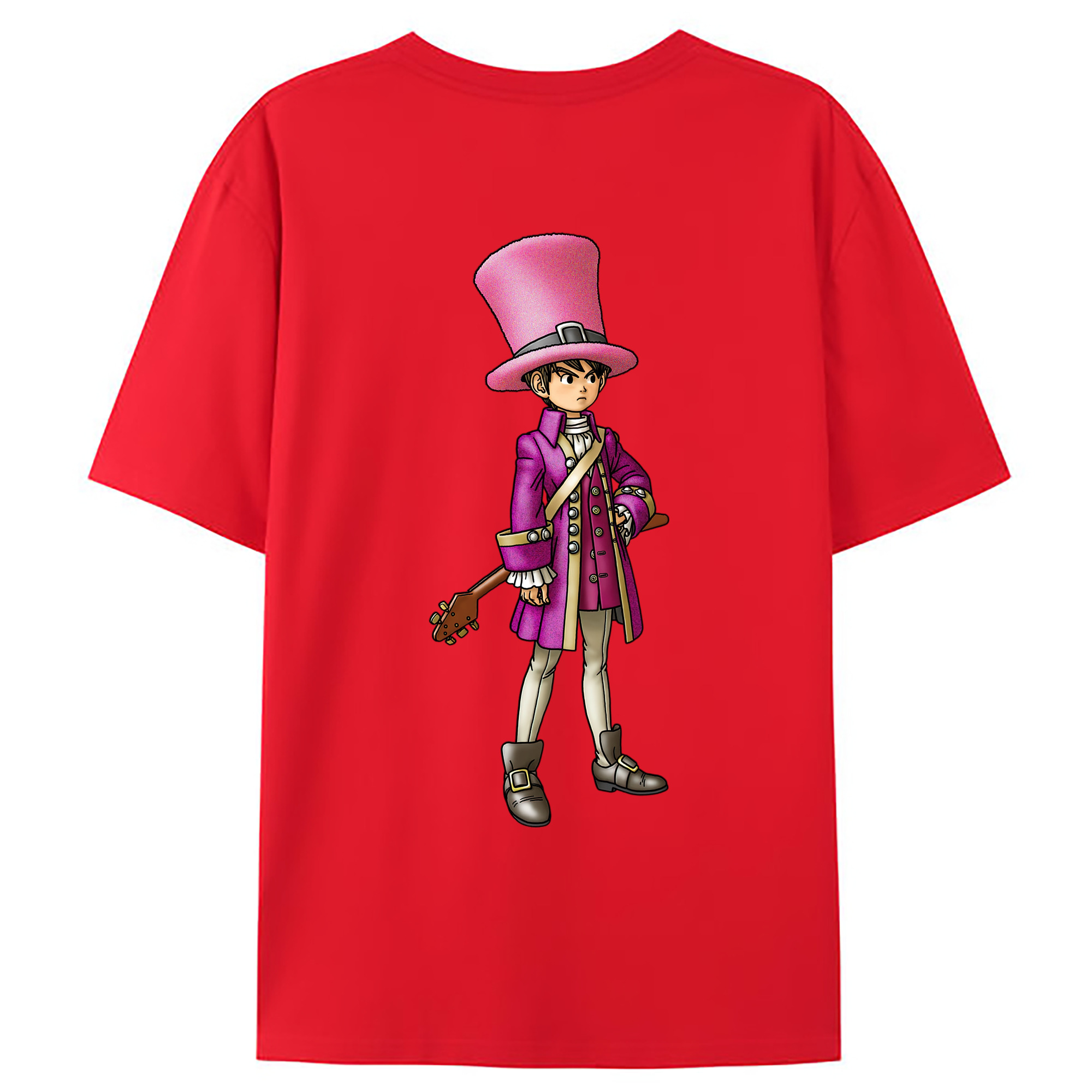 （画像用） ドラゴンクエスト Doragon Kuesuto Dragon Quest レディース半袖Tシャツ(バックプリント)