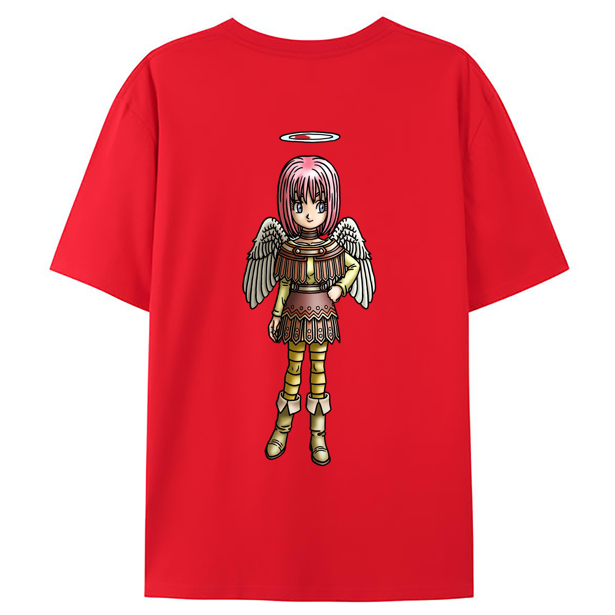 （画像用） ドラゴンクエスト Doragon Kuesuto Dragon Quest レディース半袖Tシャツ(バックプリント)