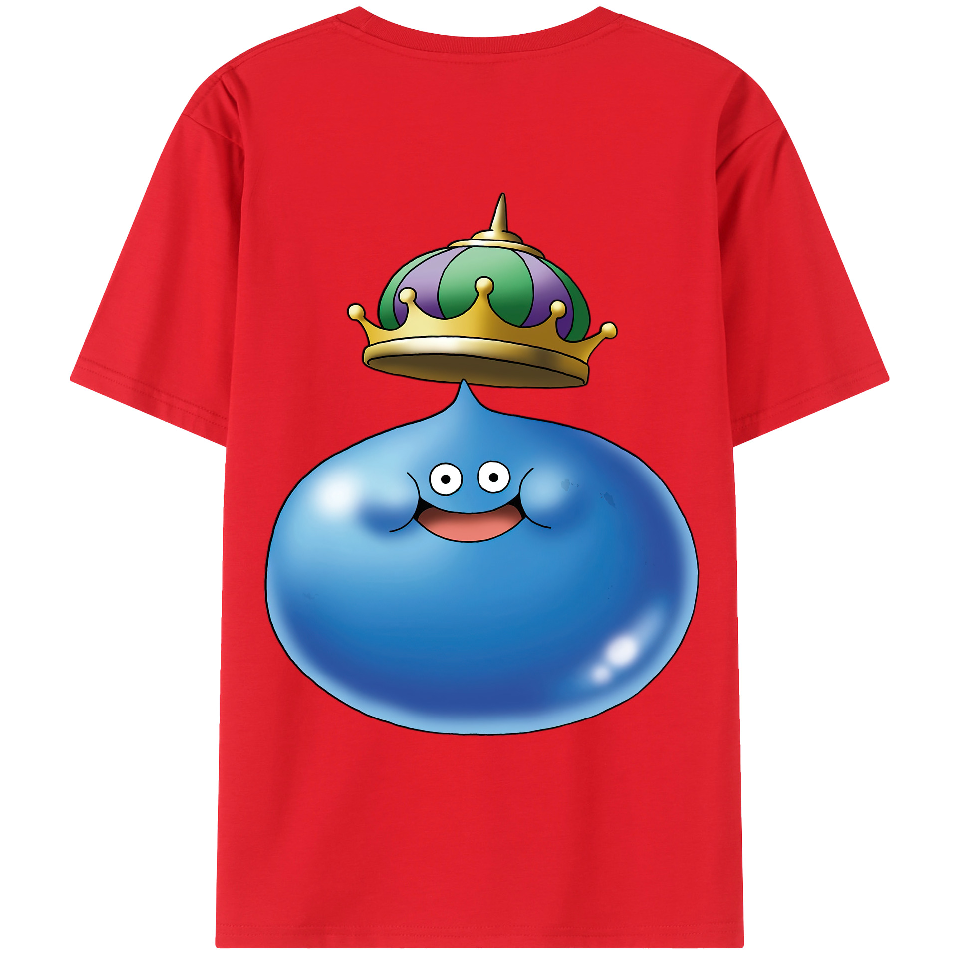 （画像用） ドラゴンクエスト Doragon Kuesuto Dragon Quest レディース半袖Tシャツ(バックプリント)
