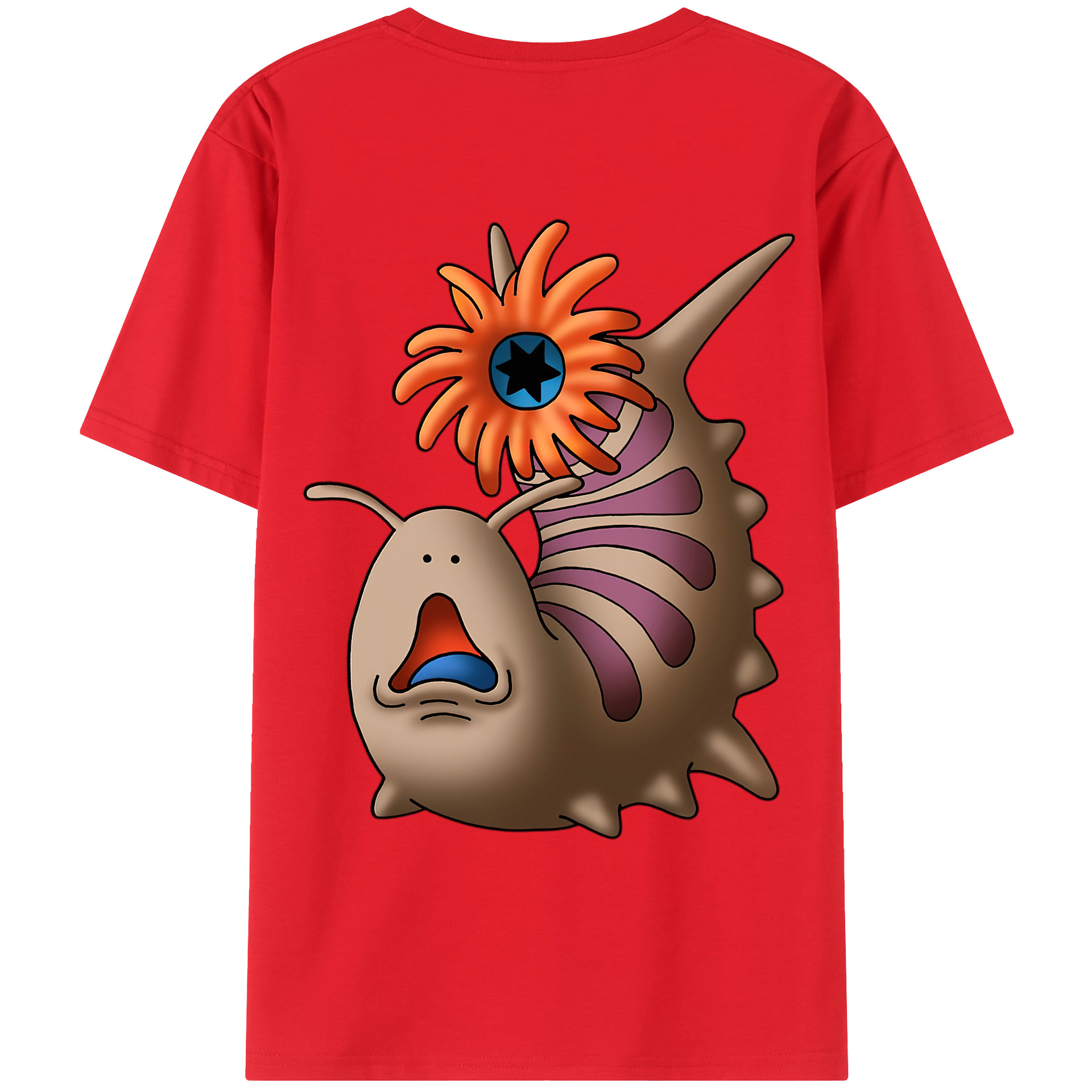 （画像用） ドラゴンクエスト Doragon Kuesuto Dragon Quest レディース半袖Tシャツ(バックプリント)