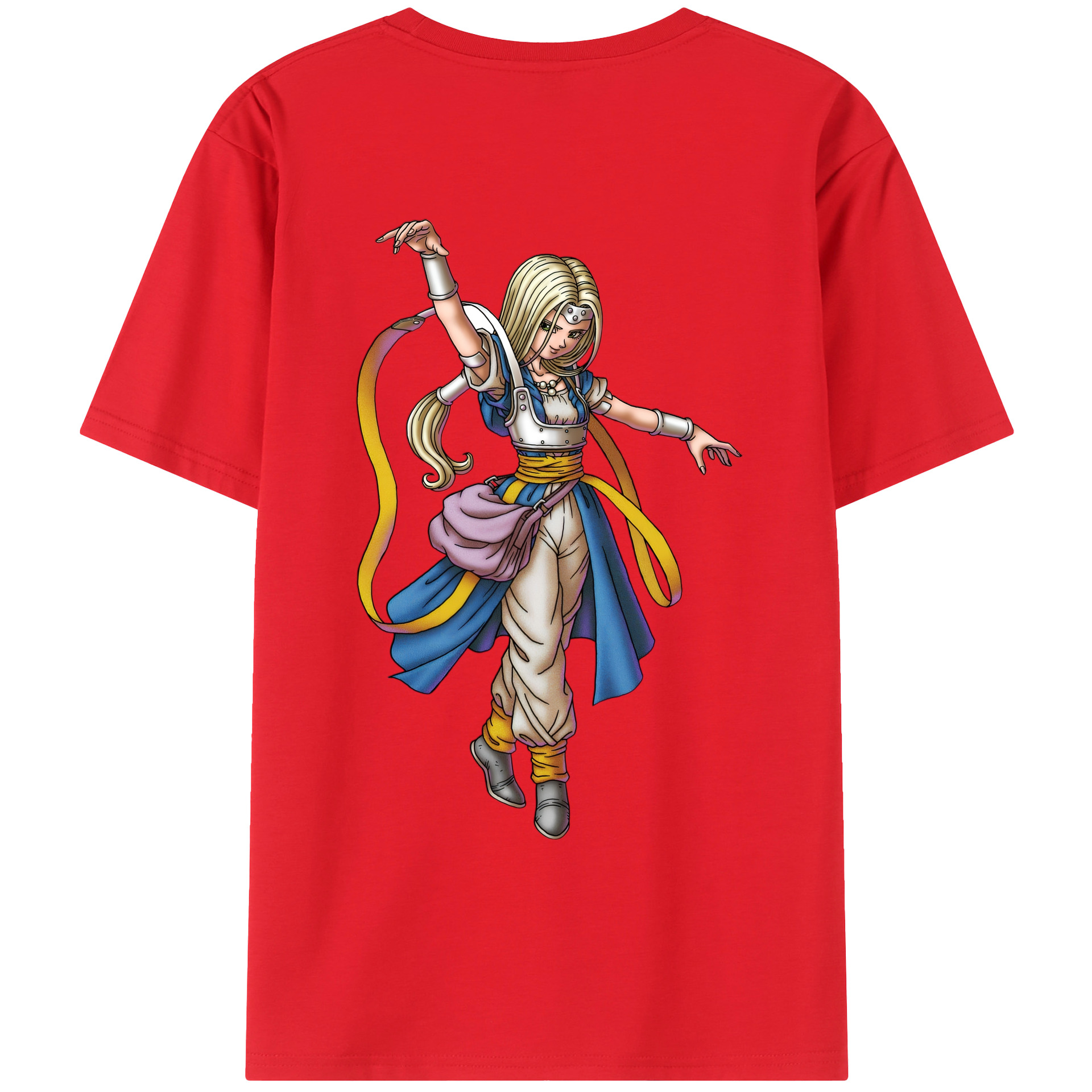 （画像用） ドラゴンクエスト Doragon Kuesuto Dragon Quest レディース半袖Tシャツ(バックプリント)