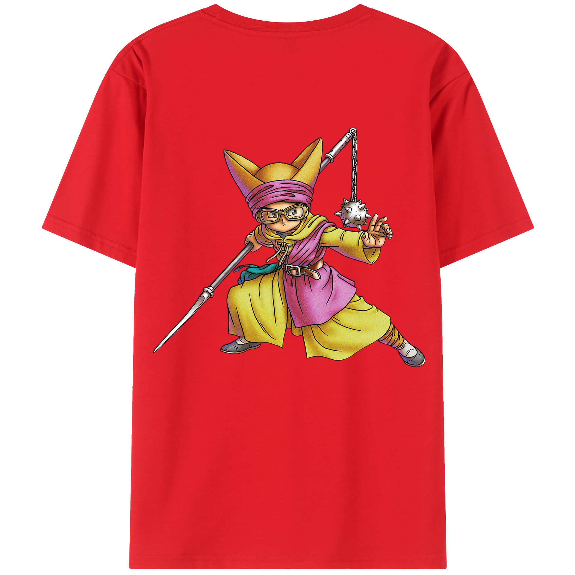 （画像用） ドラゴンクエスト Doragon Kuesuto Dragon Quest レディース半袖Tシャツ(バックプリント)
