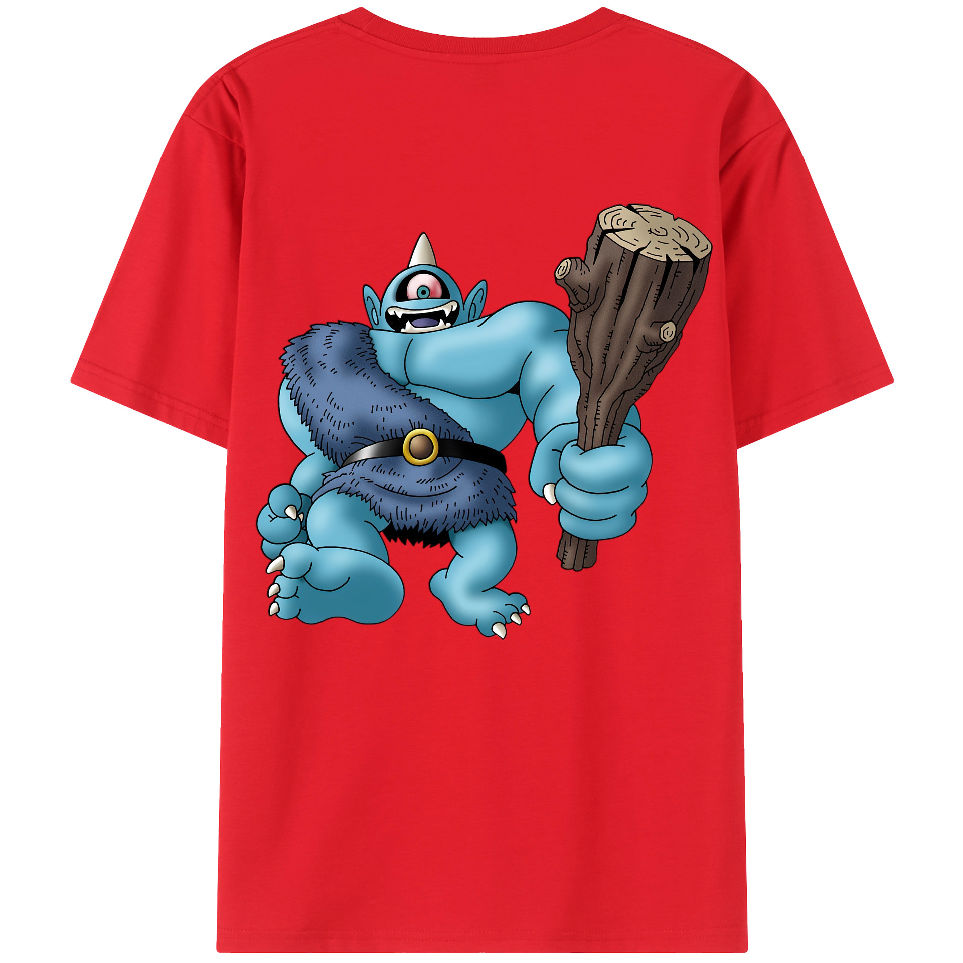（画像用） ドラゴンクエスト Doragon Kuesuto Dragon Quest レディース半袖Tシャツ(バックプリント)