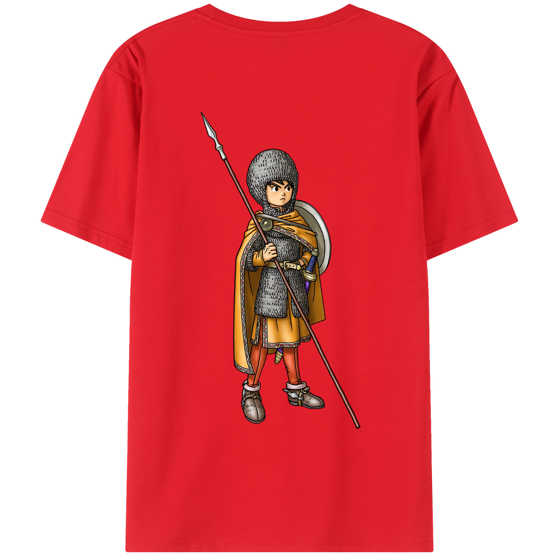 （画像用） ドラゴンクエスト Doragon Kuesuto Dragon Quest レディース半袖Tシャツ(バックプリント)
