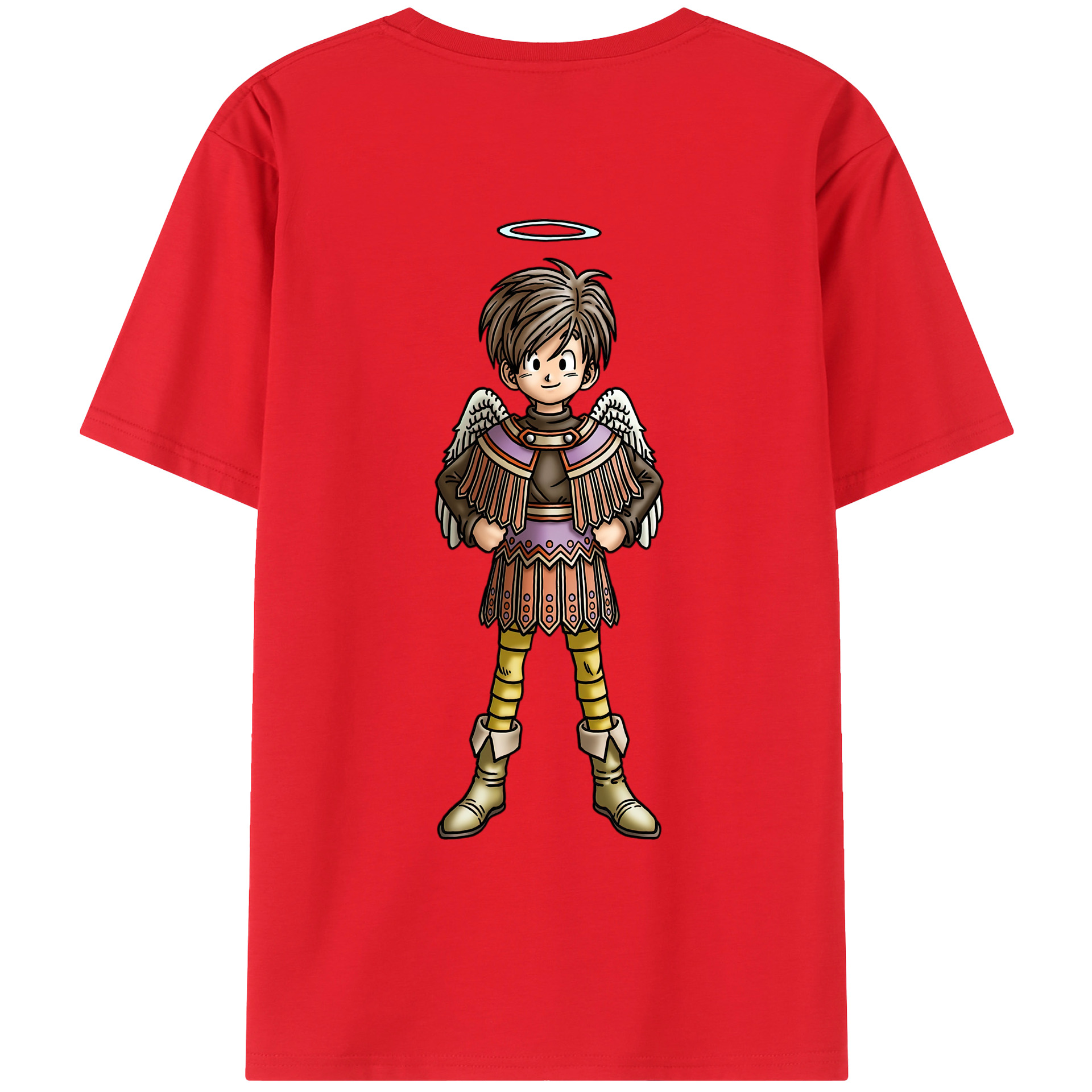 （画像用） ドラゴンクエスト Doragon Kuesuto Dragon Quest レディース半袖Tシャツ(バックプリント)