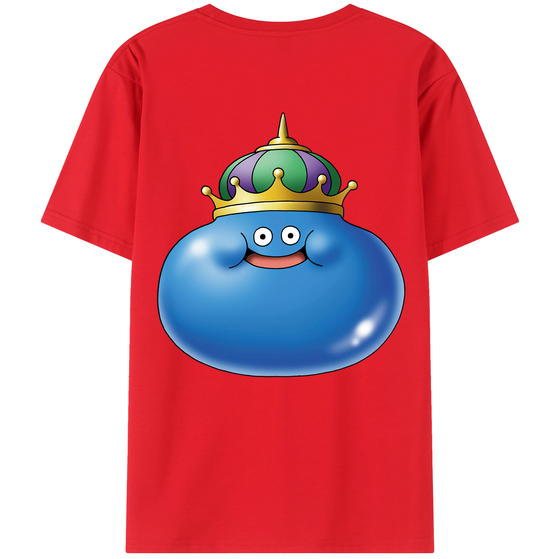 （画像用） ドラゴンクエスト Doragon Kuesuto Dragon Quest レディース半袖Tシャツ(バックプリント)